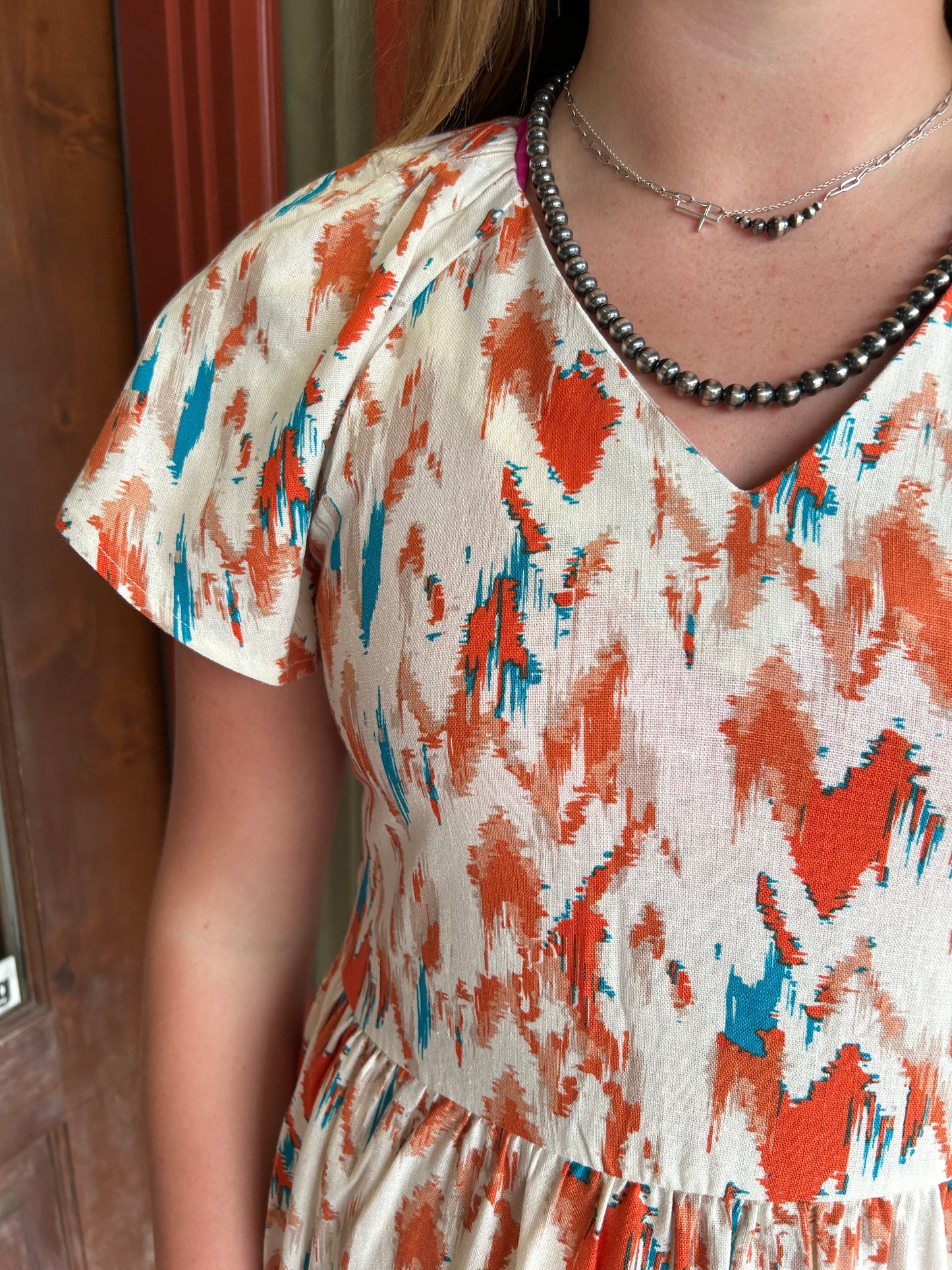 Watercolor Delilah Dress