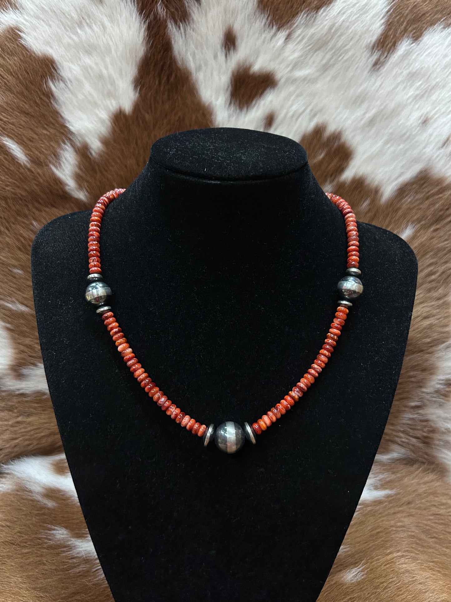 Spiney Beaded Navajo Necklace