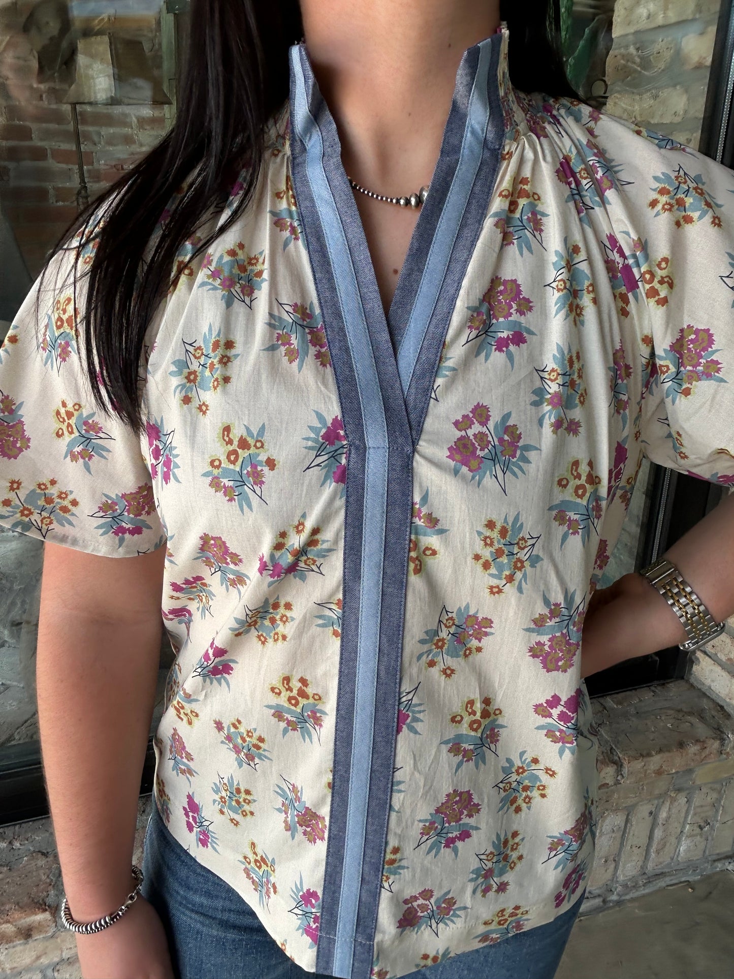 Maria Flower Top