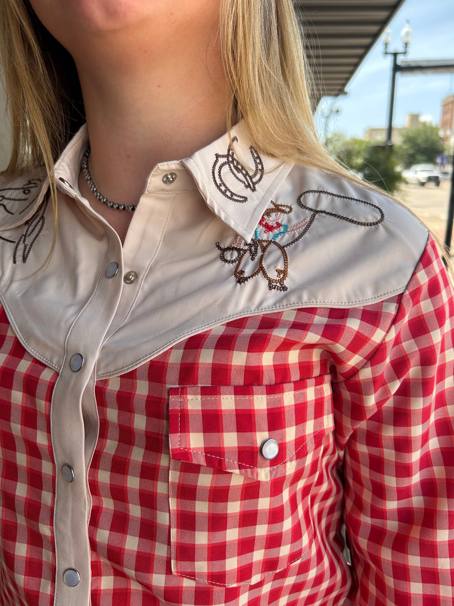 Jimdandy Shirt - Red Gingham