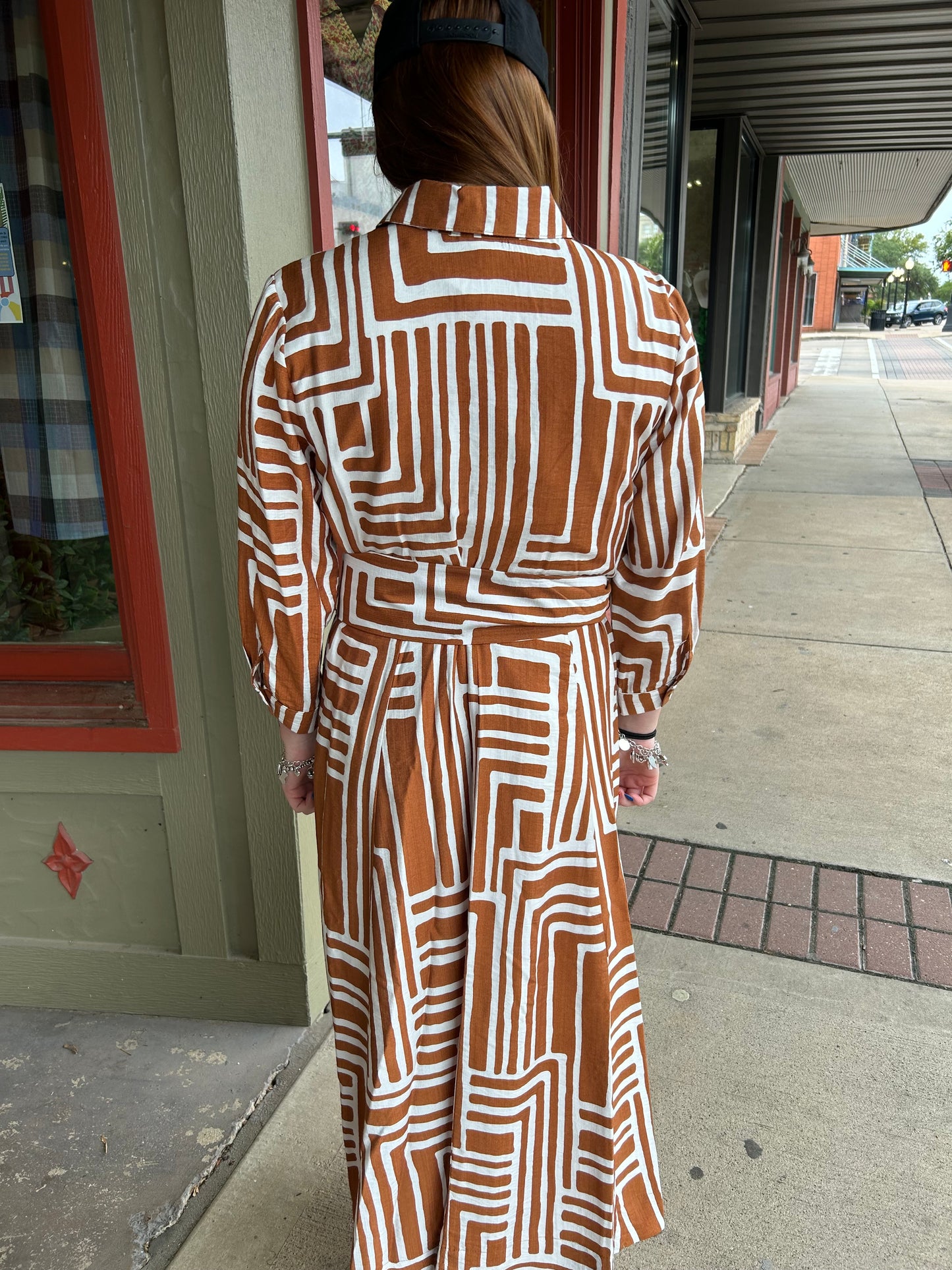 Camel Midi Dress
