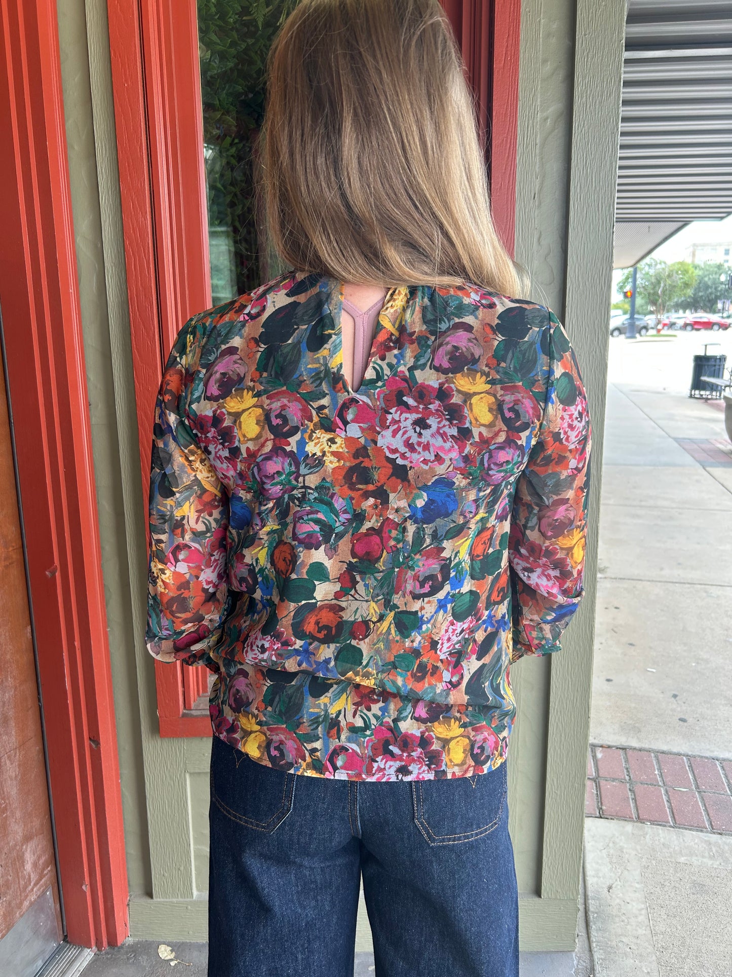 Fall Floral Top
