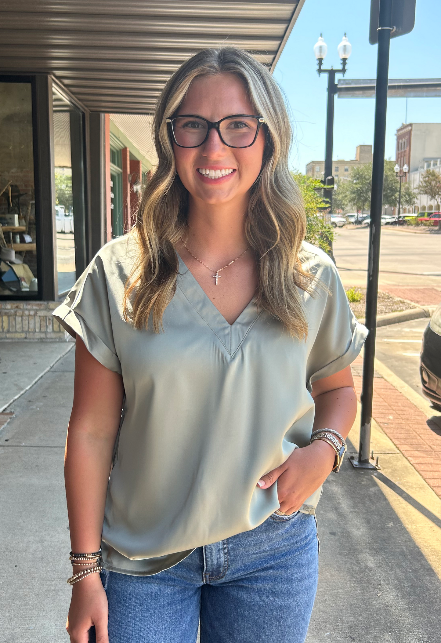 Basic Satin Top