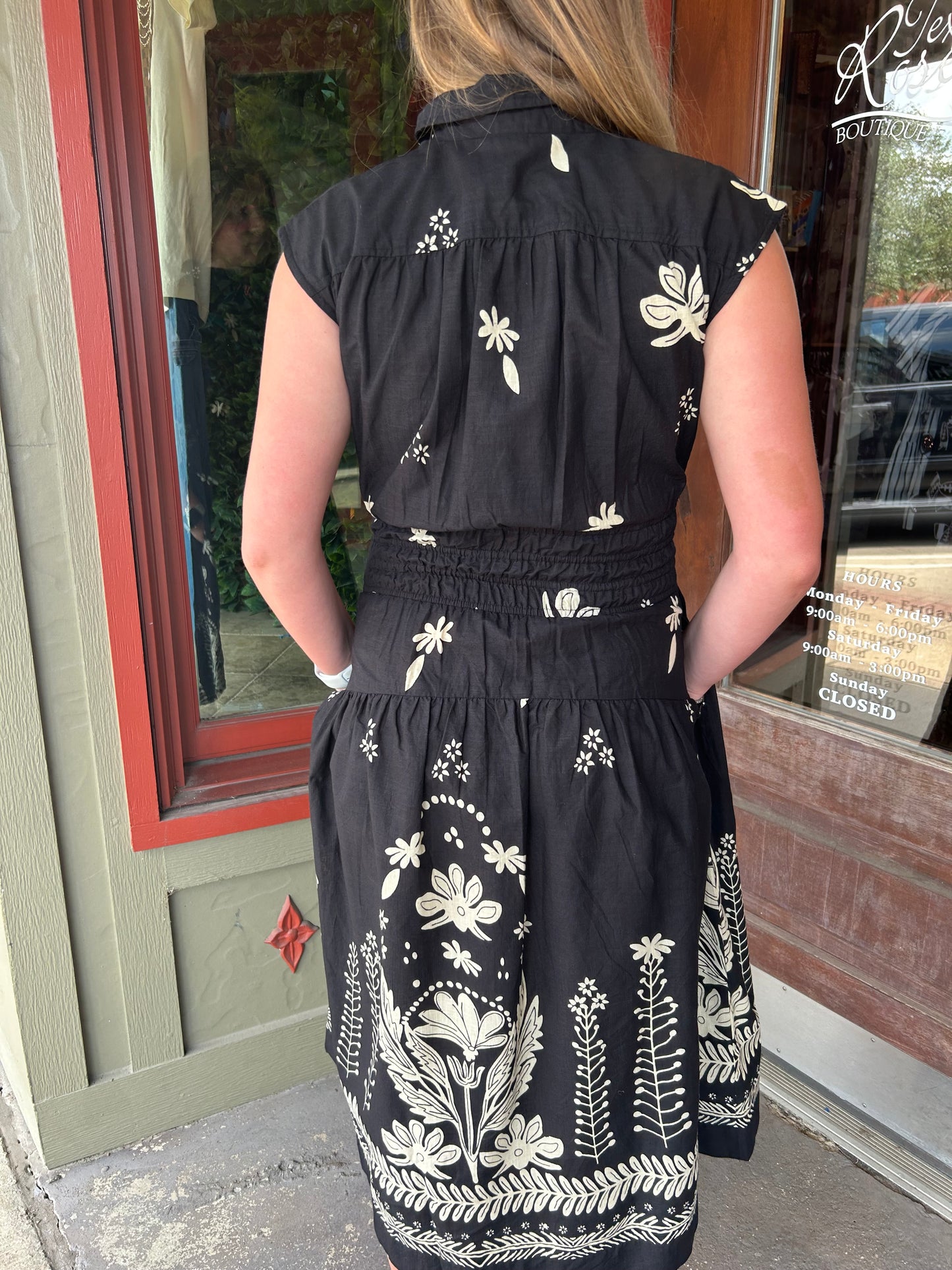 Bordering Flowers Dress