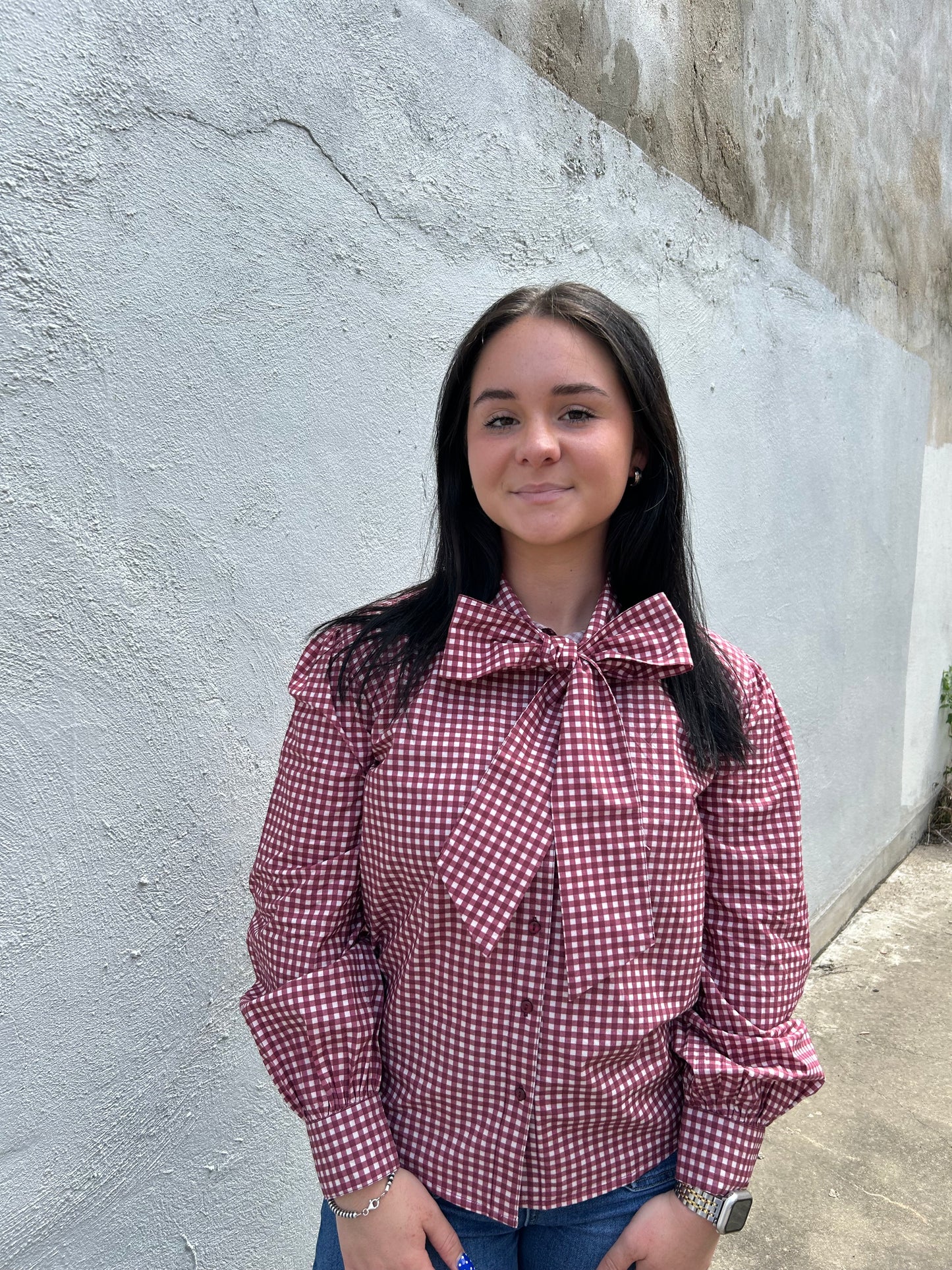 Sadie Top - Maroon