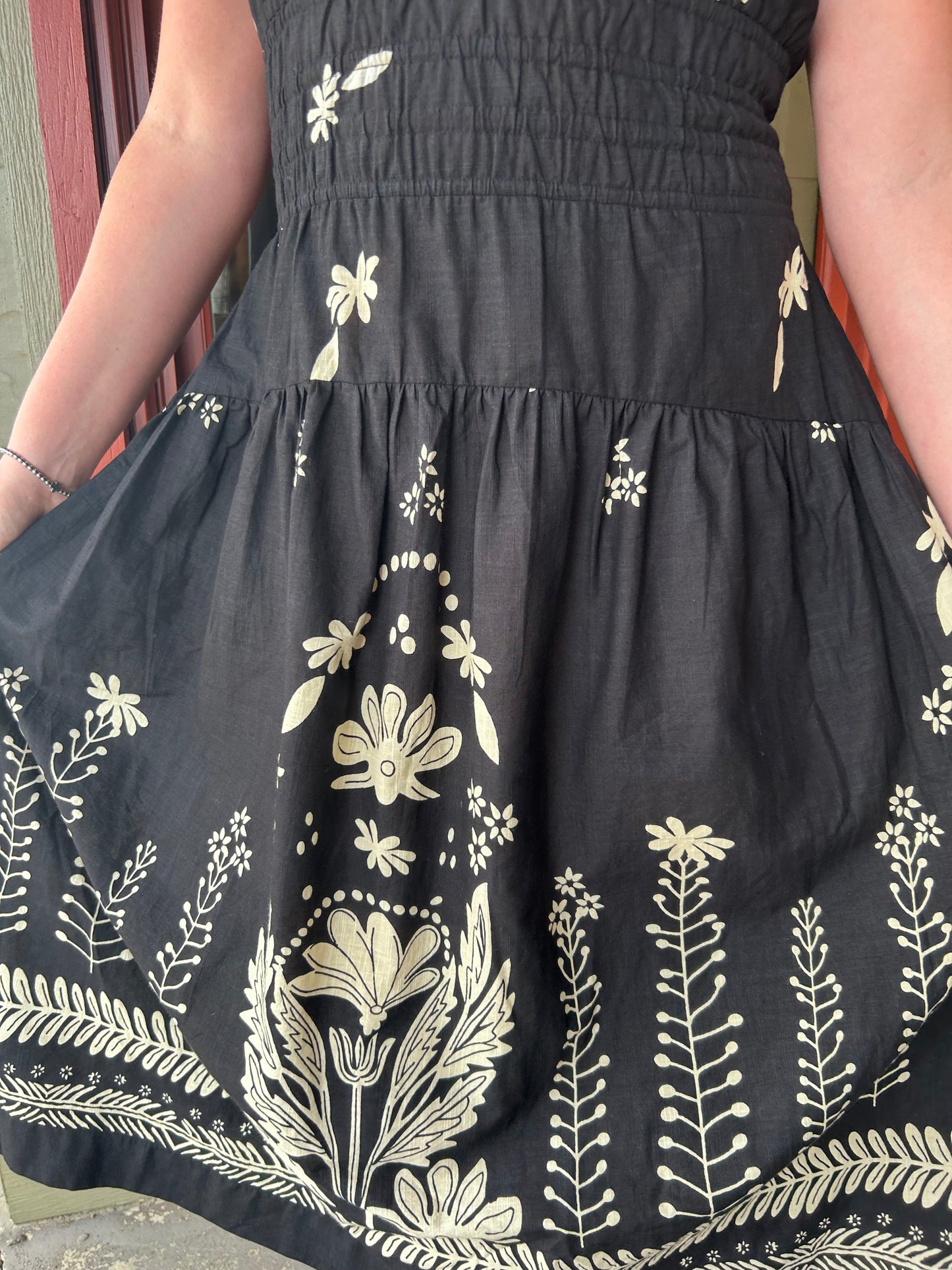 Bordering Flowers Dress