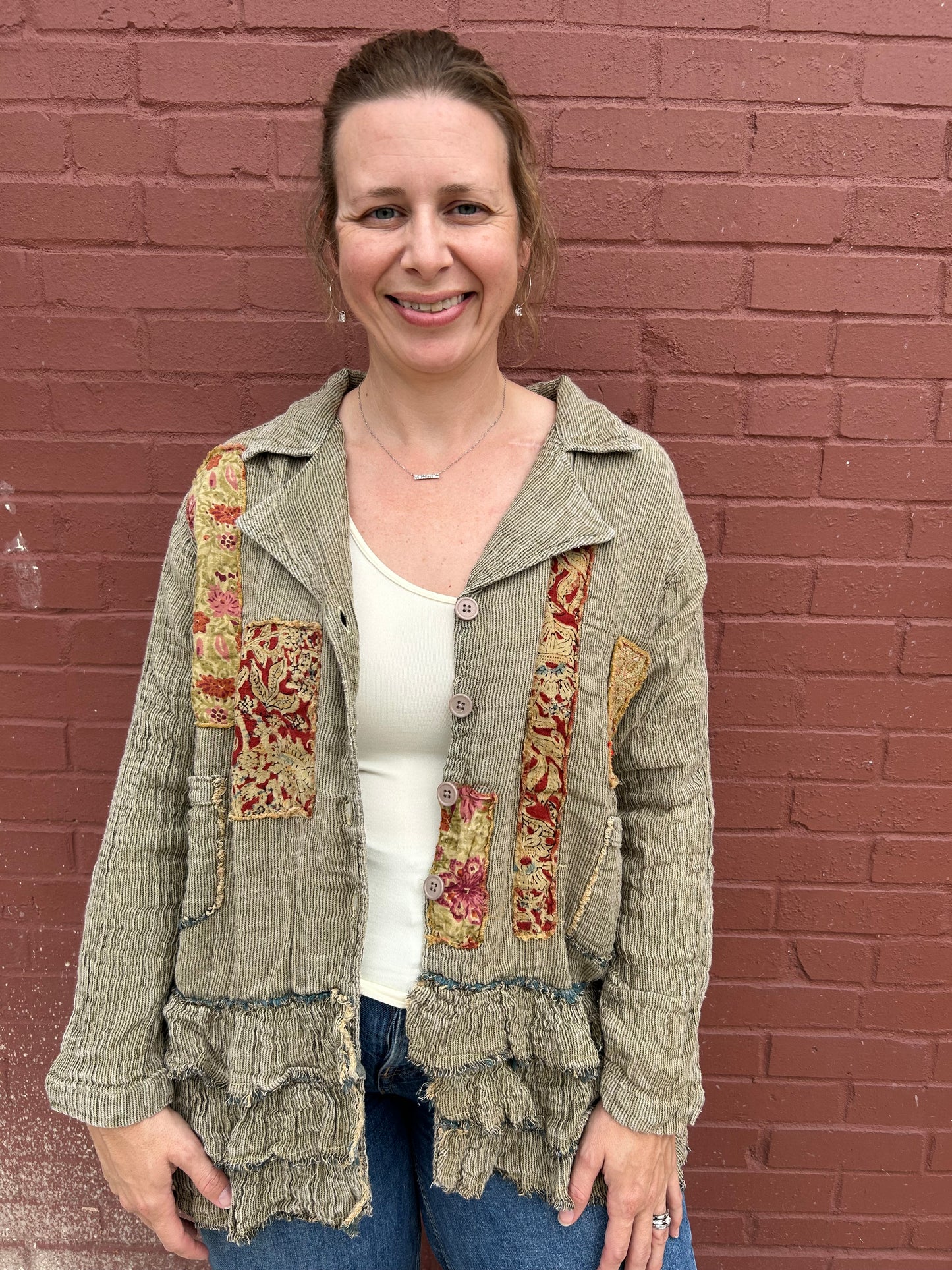 Soft Ruffle Jacket