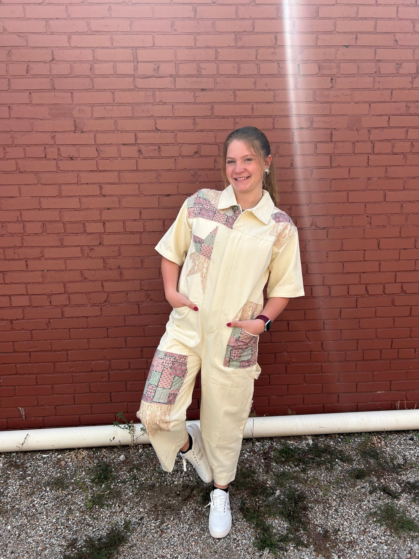 Round Top Girl Jumpsuit
