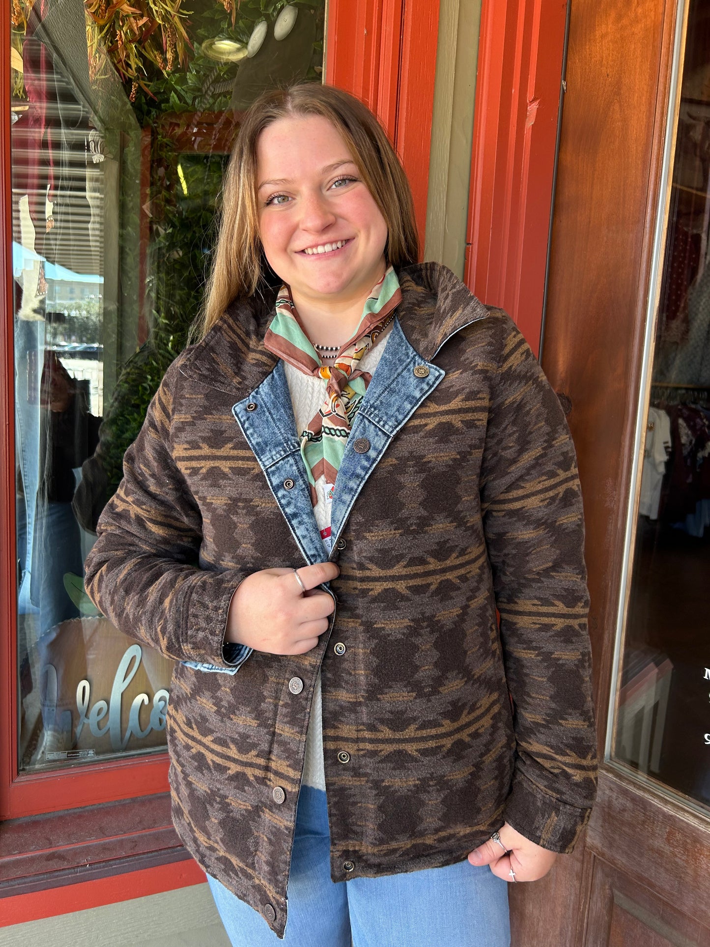 Reversible Denim Trucker Jacket