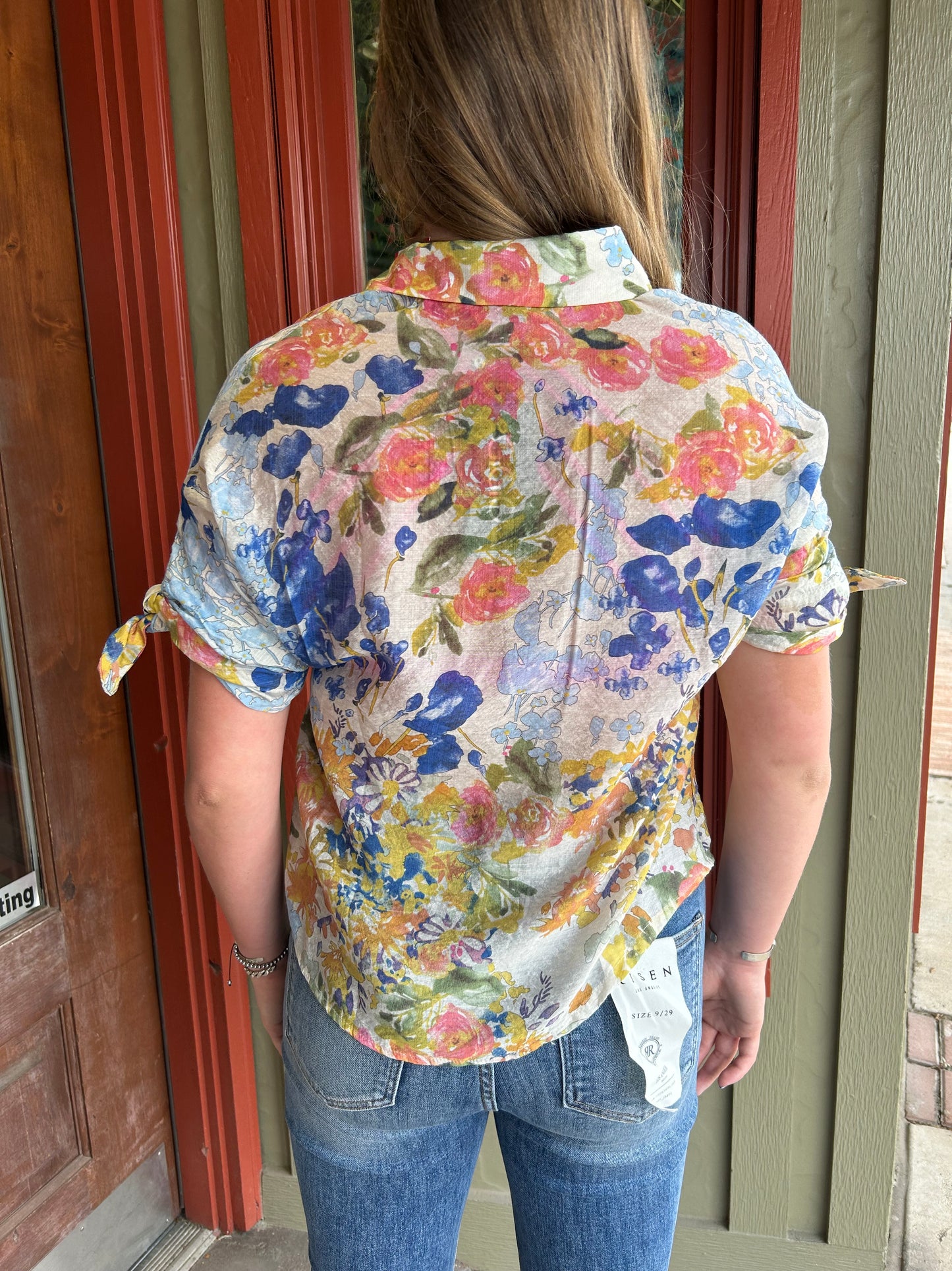 Blossom Shop Tie Sleever Top