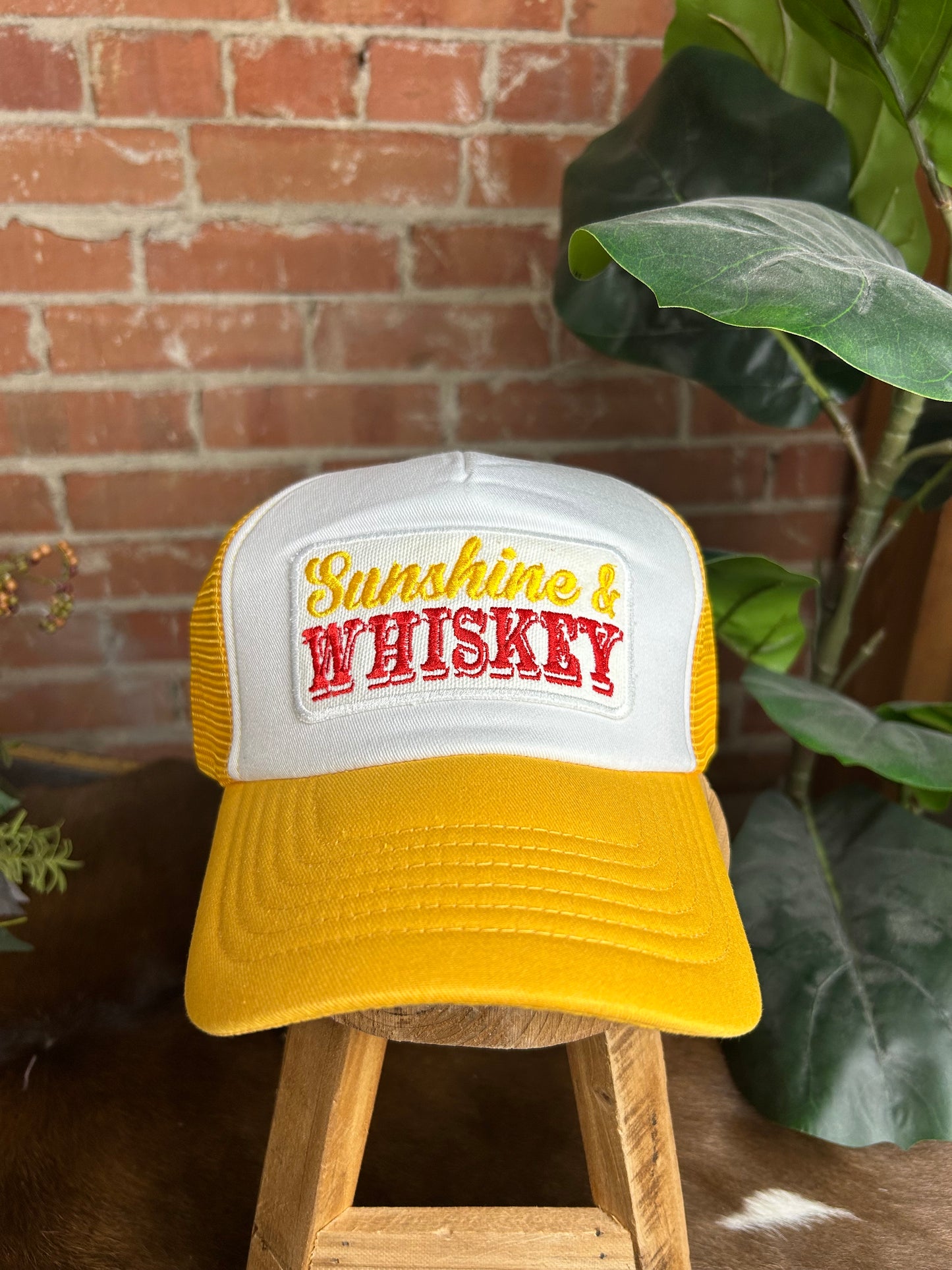 Sunshine & Whiskey Trucker Cap