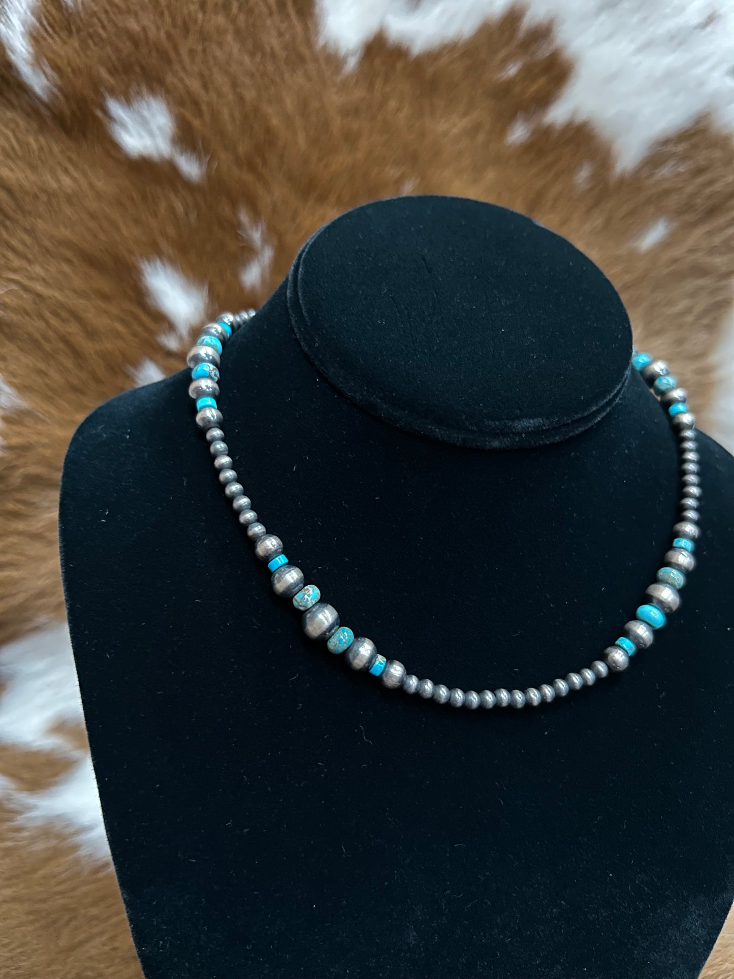 Navajo Pearls W Turq