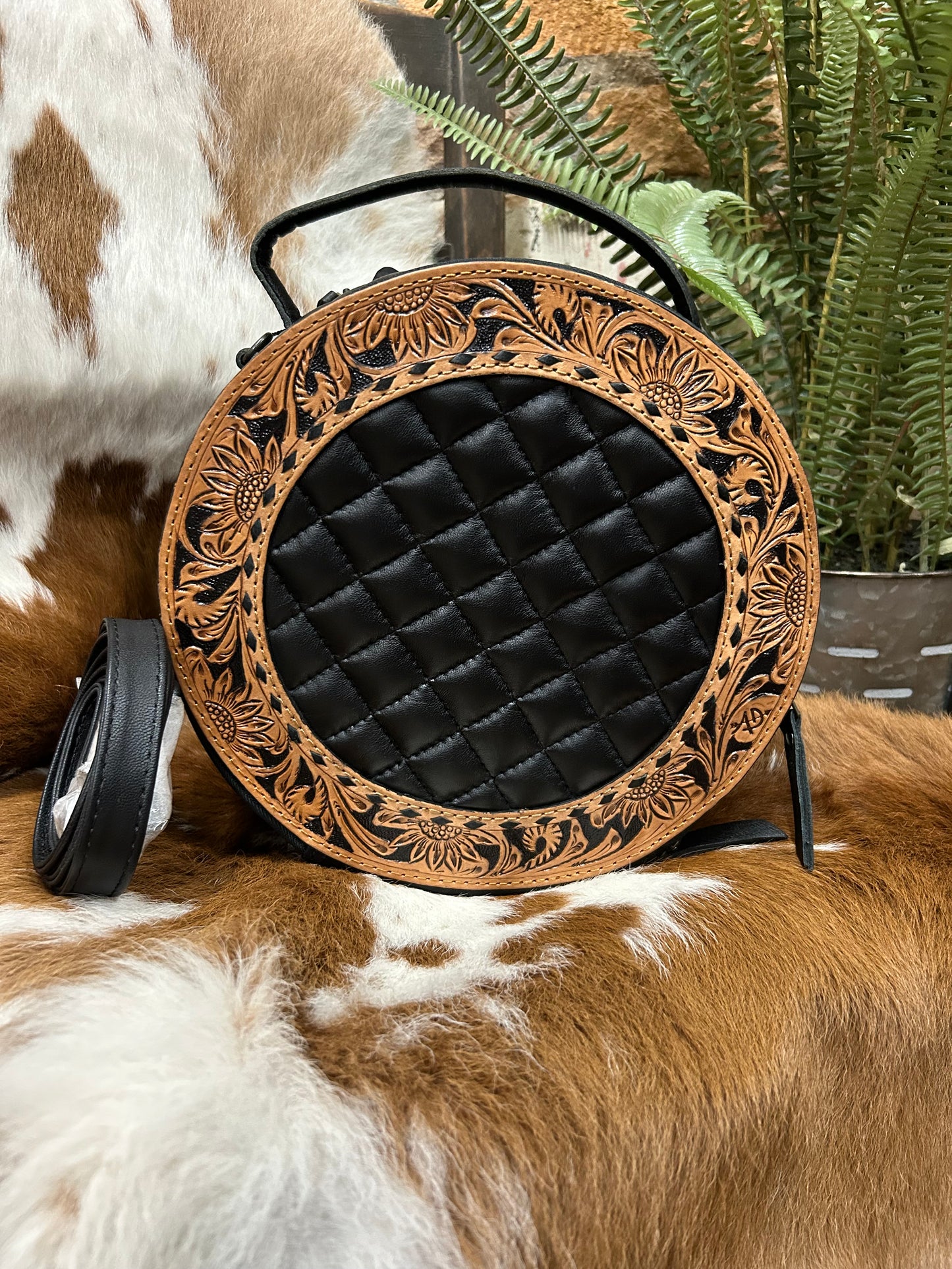 Quilted Rolling Rock Purse