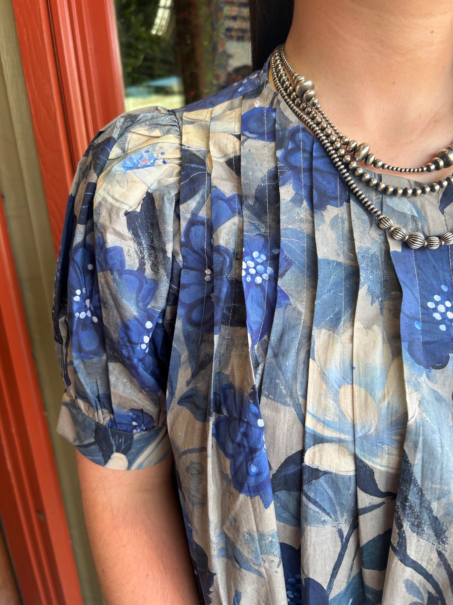 Midnight Blooms Top