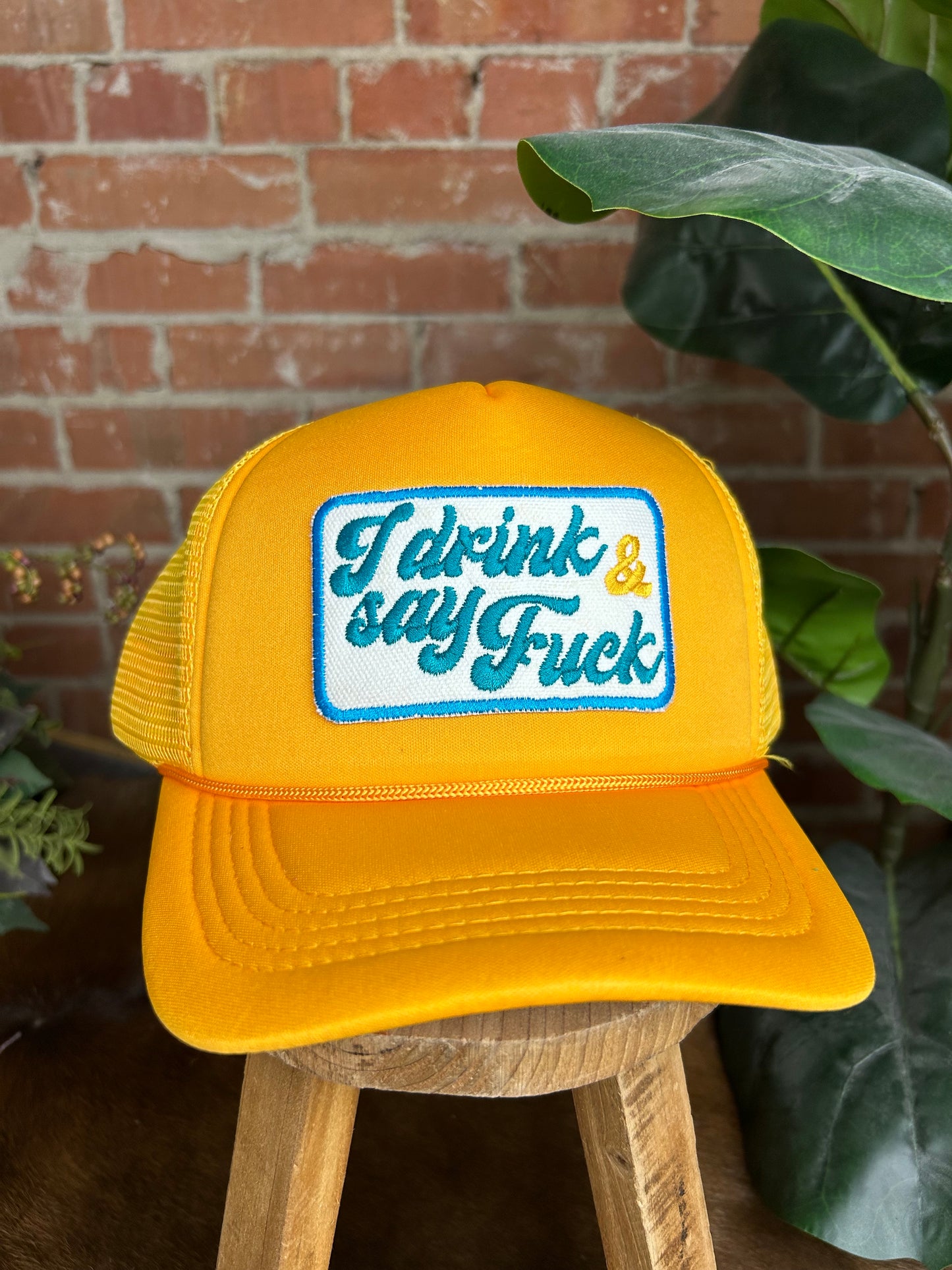 Drink & Say Trucker Cap
