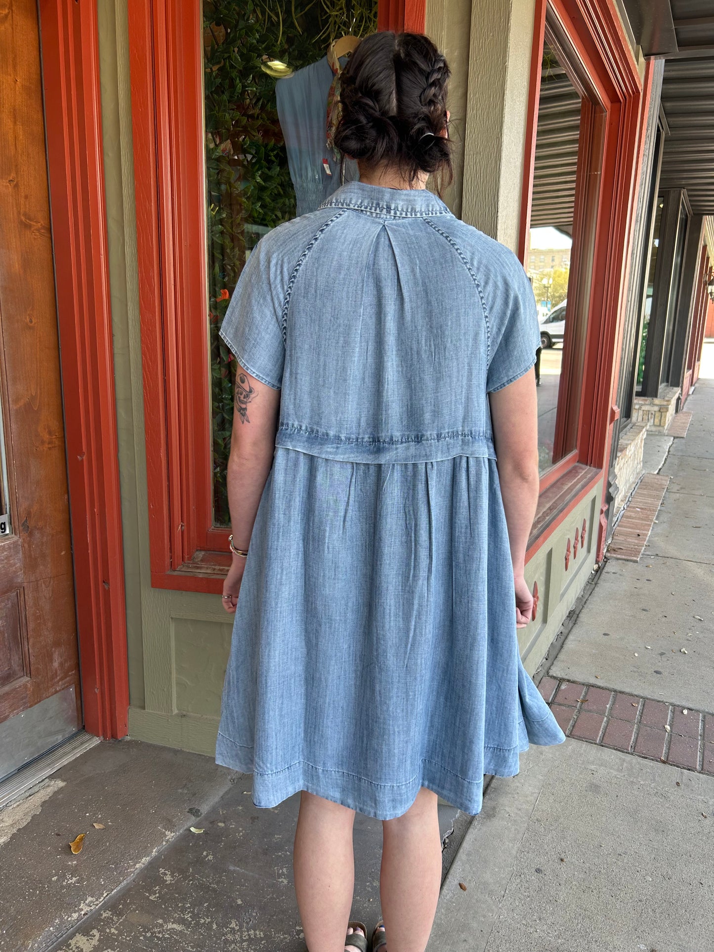 Denim Shirt Dress