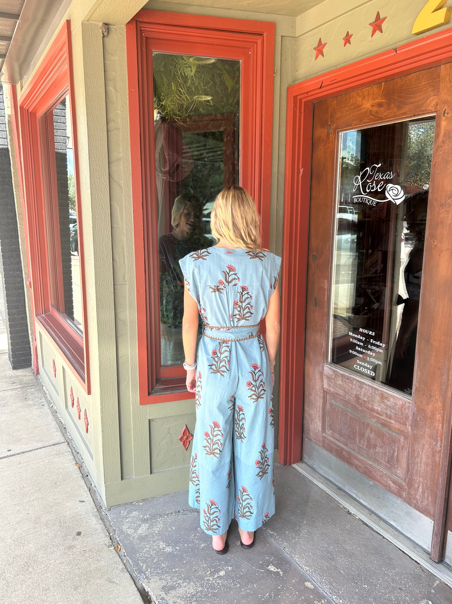 Block Print Jumpsuit