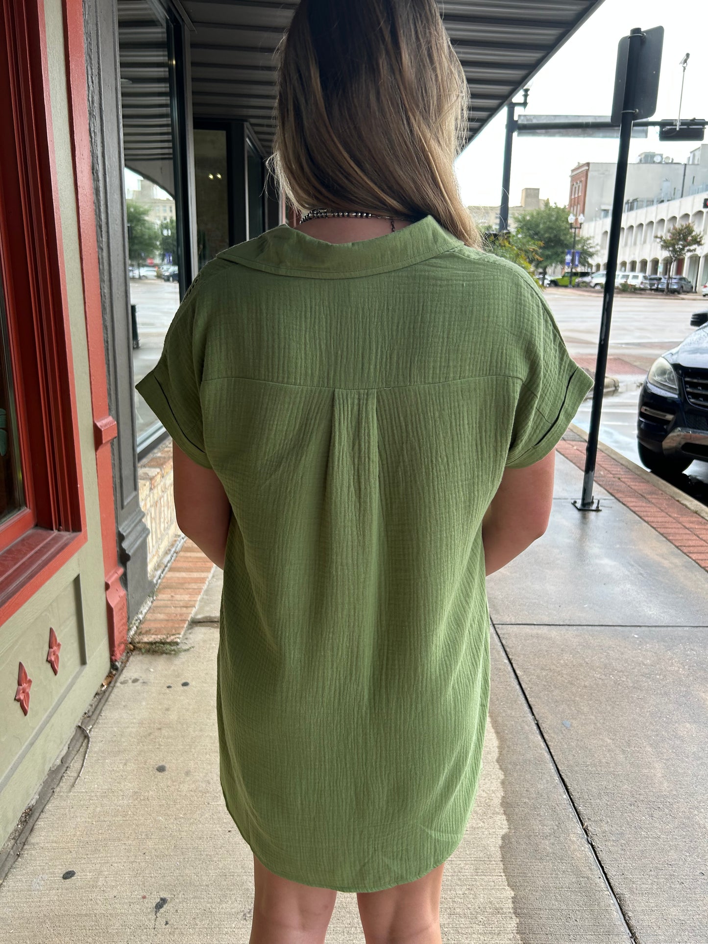 Tiki Dress - Green