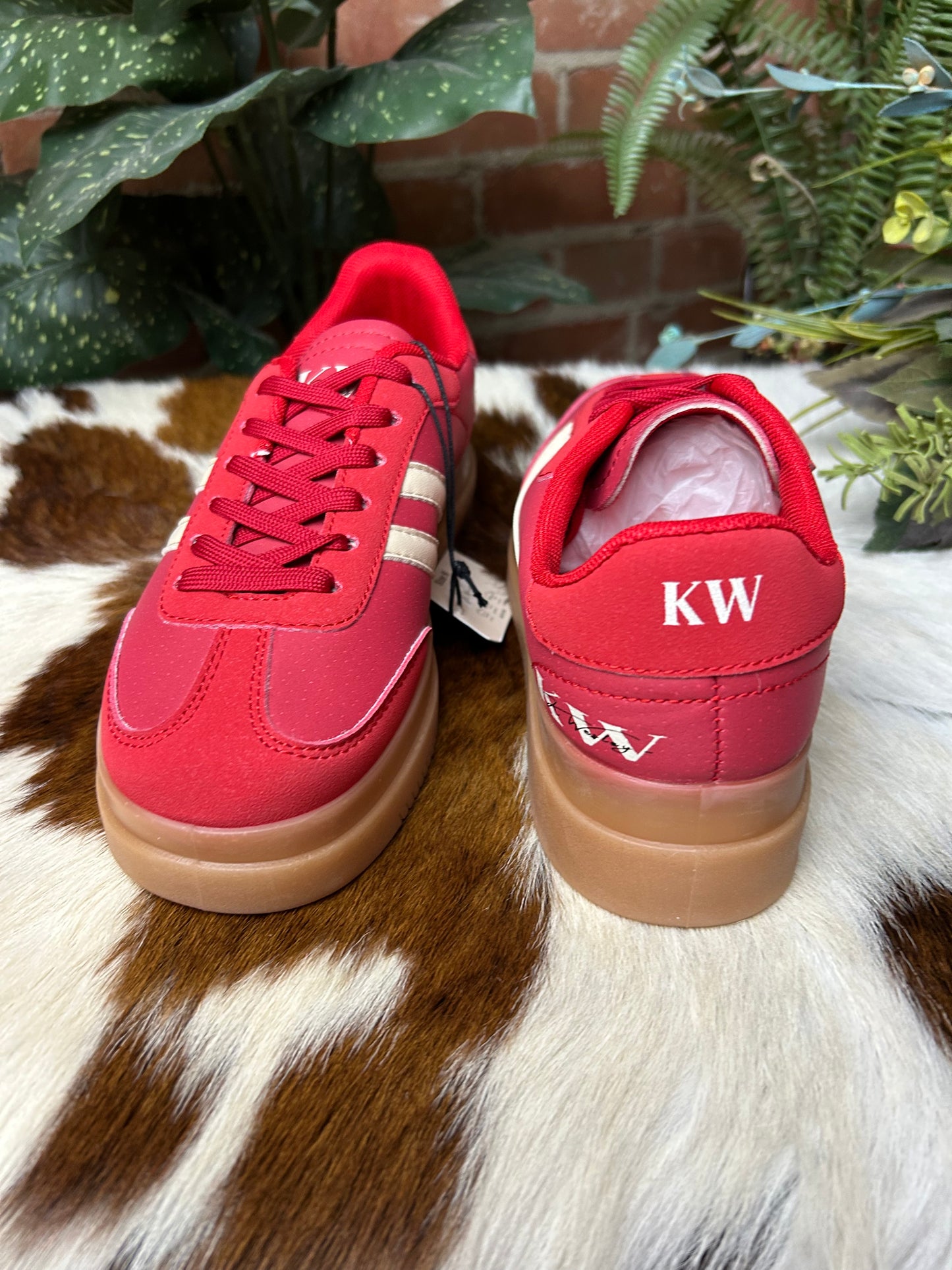 Red Platform Sneaker