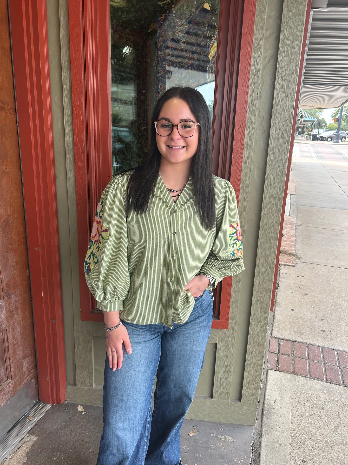 Tanzi Top - Olive