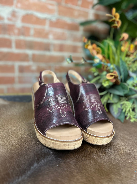 Most Wanted Wedge - Maroon