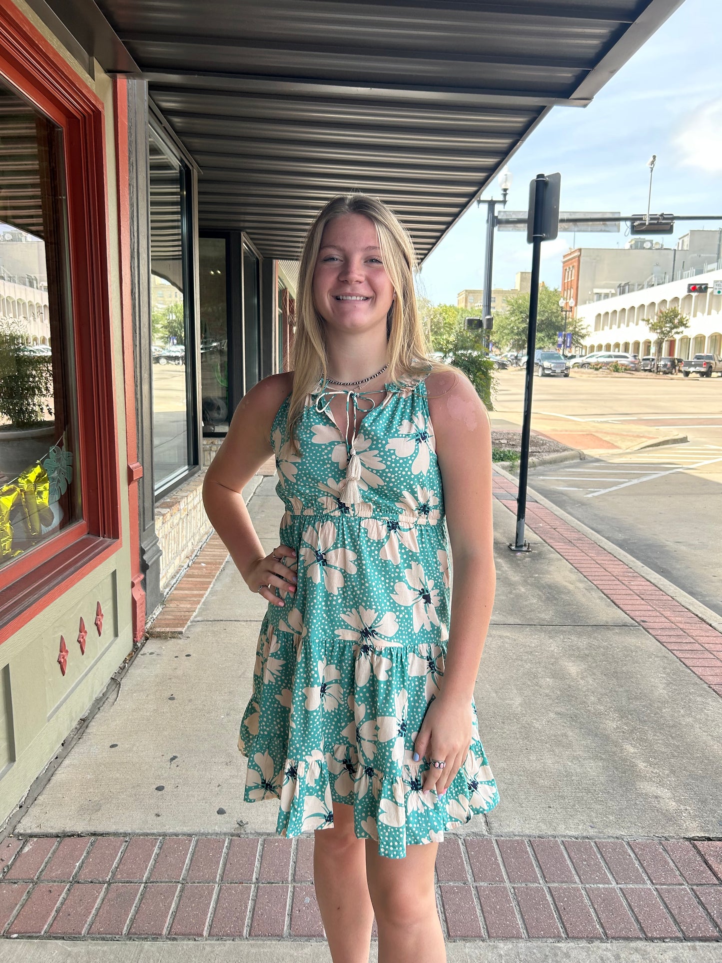 Fiona's Floral Dress
