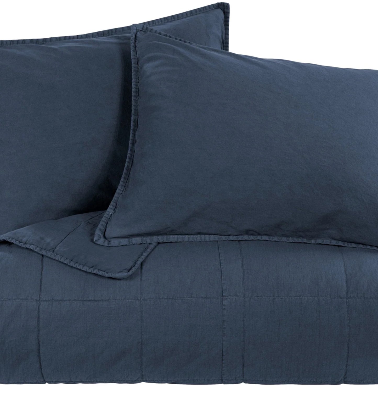 Stonewash Cotton Canvas Coverl - KING