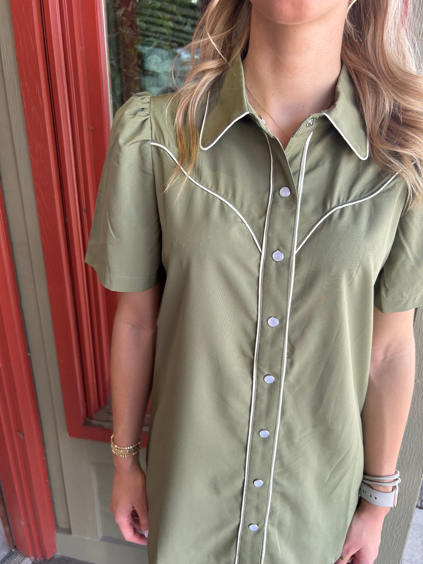Brazos Shirt - Lt. Olive