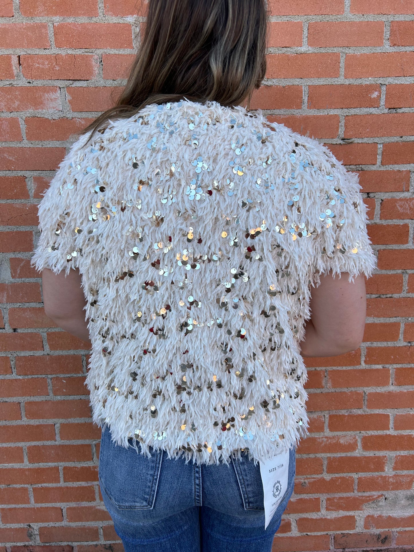 Fuzzy Sparkle Tee