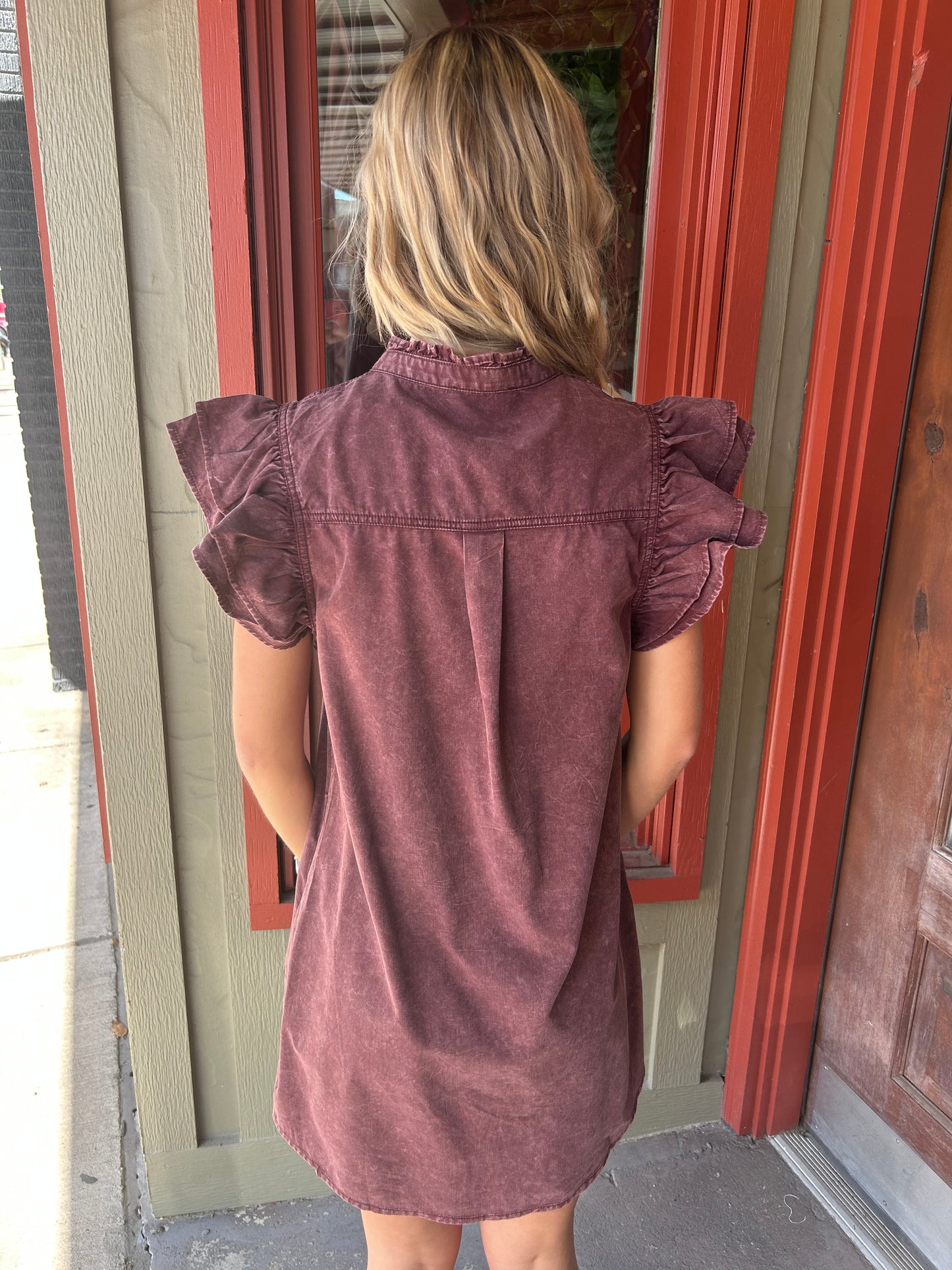 Batallion Dress - Wine