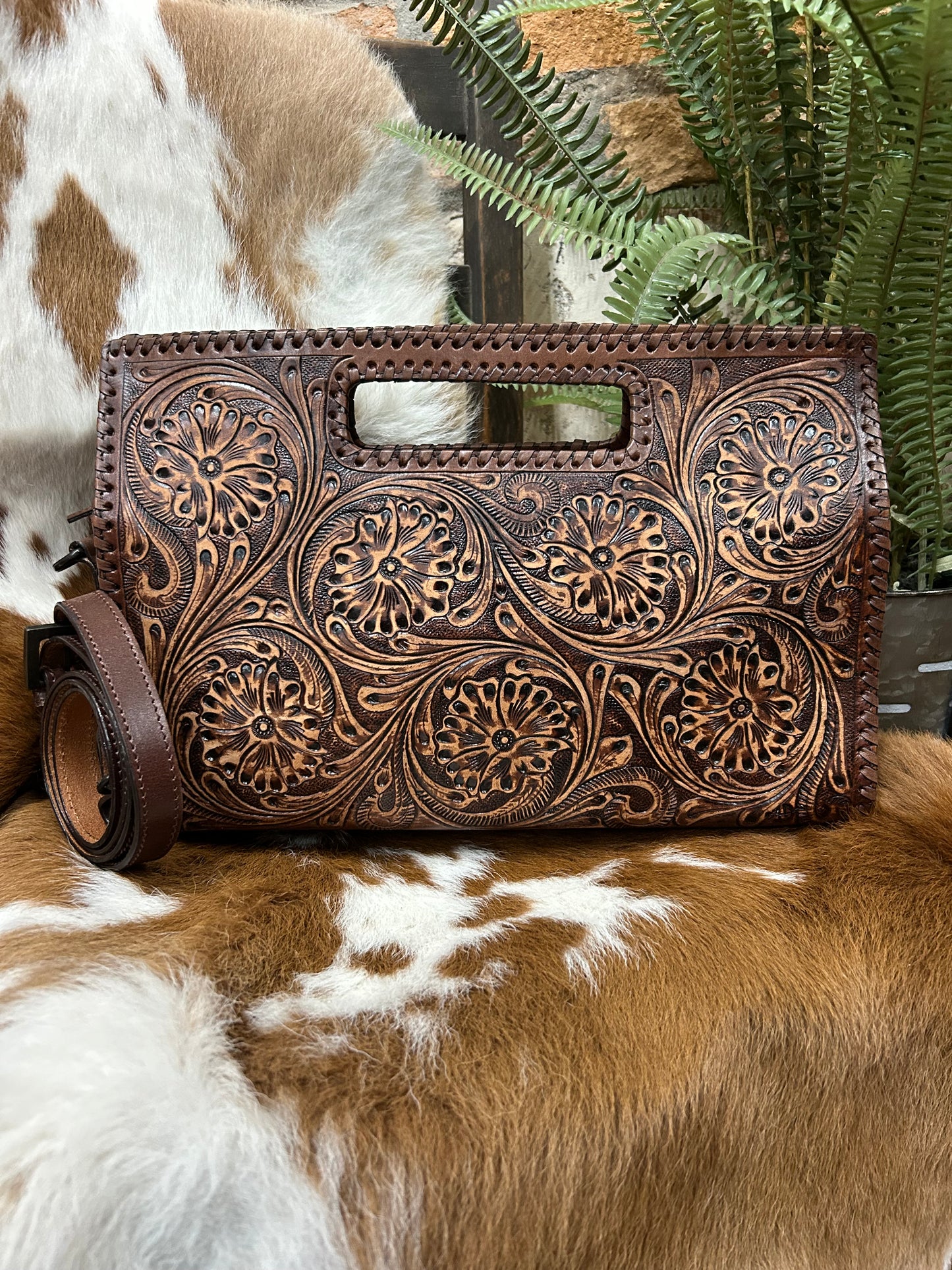 Painted Ranch Girl Purse