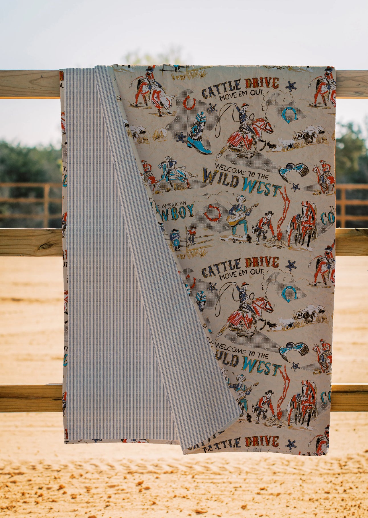 Cattle Drive Queen Quilt