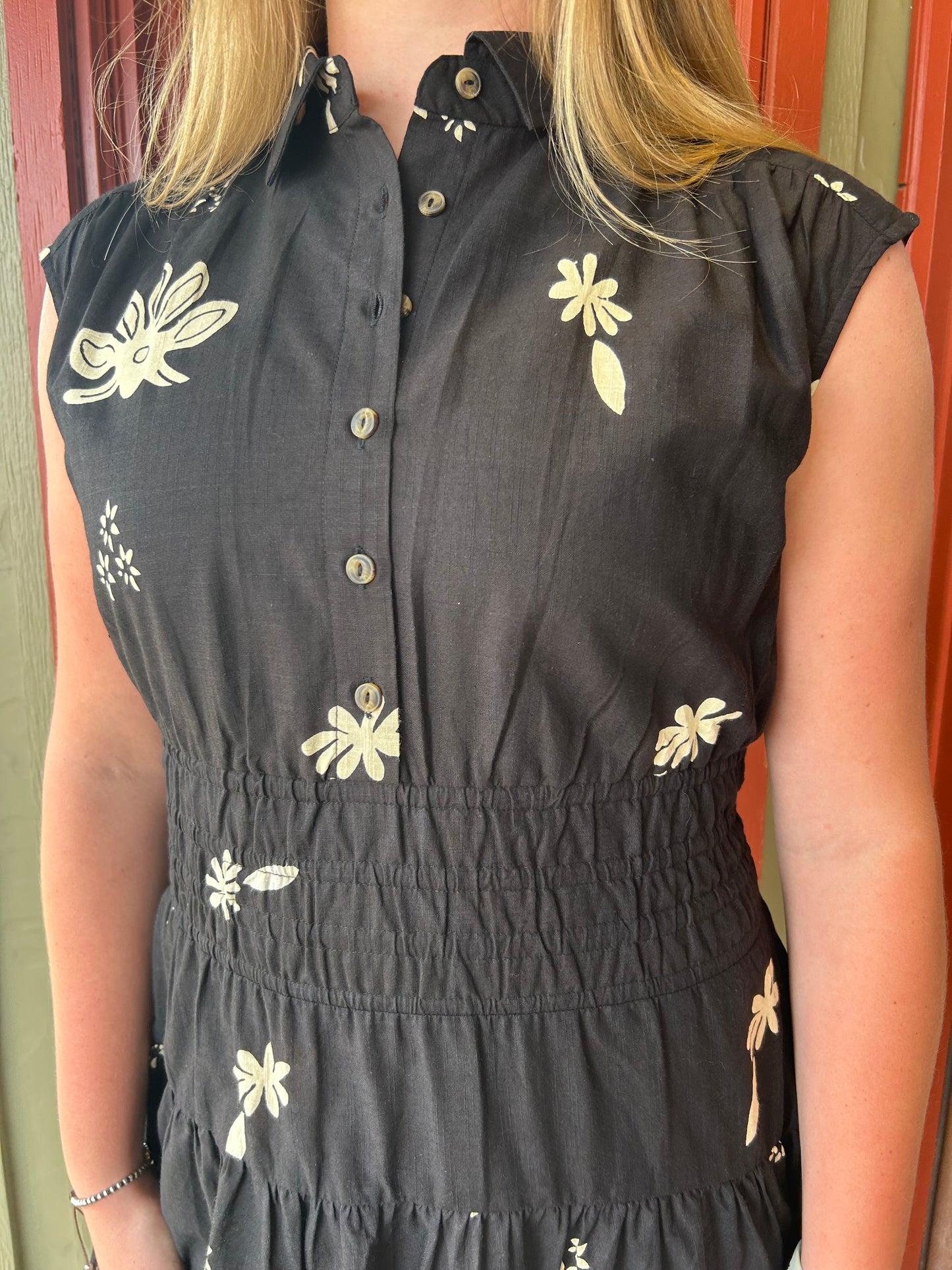 Bordering Flowers Dress