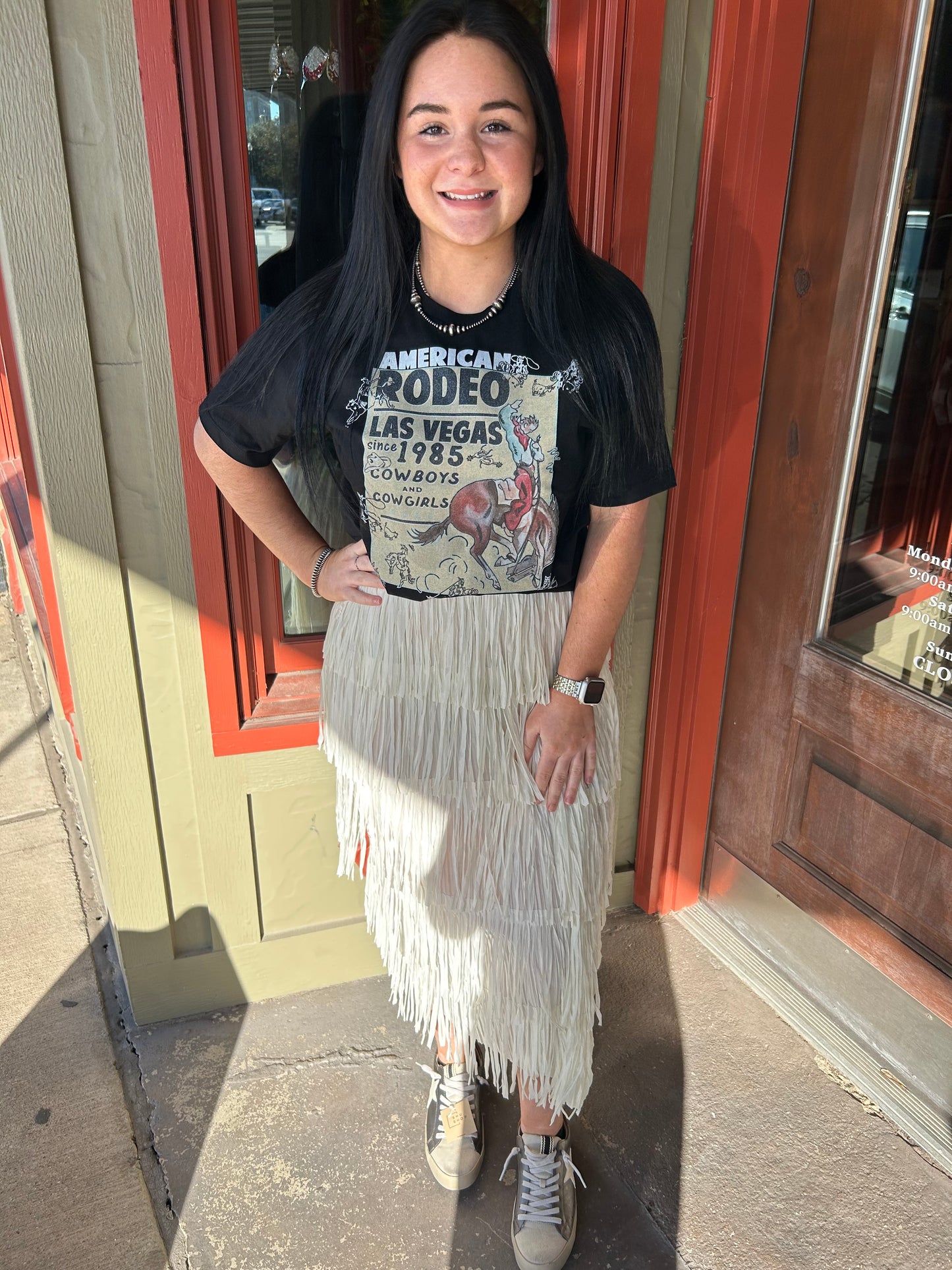 Shake It Fringe Skirt