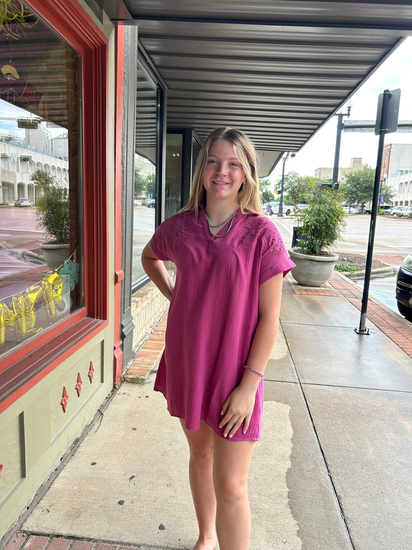 Tiki Dress - Orchid