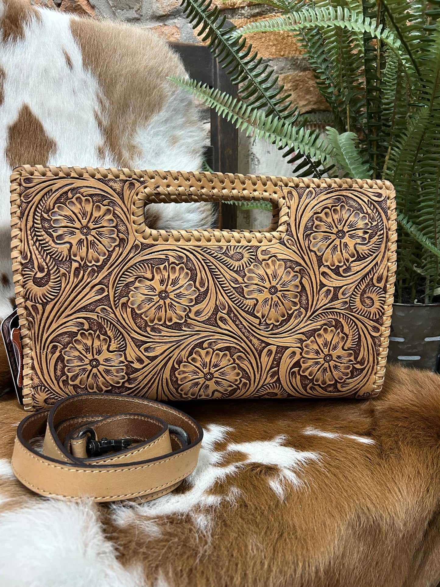 Painted Ranch Girl Purse