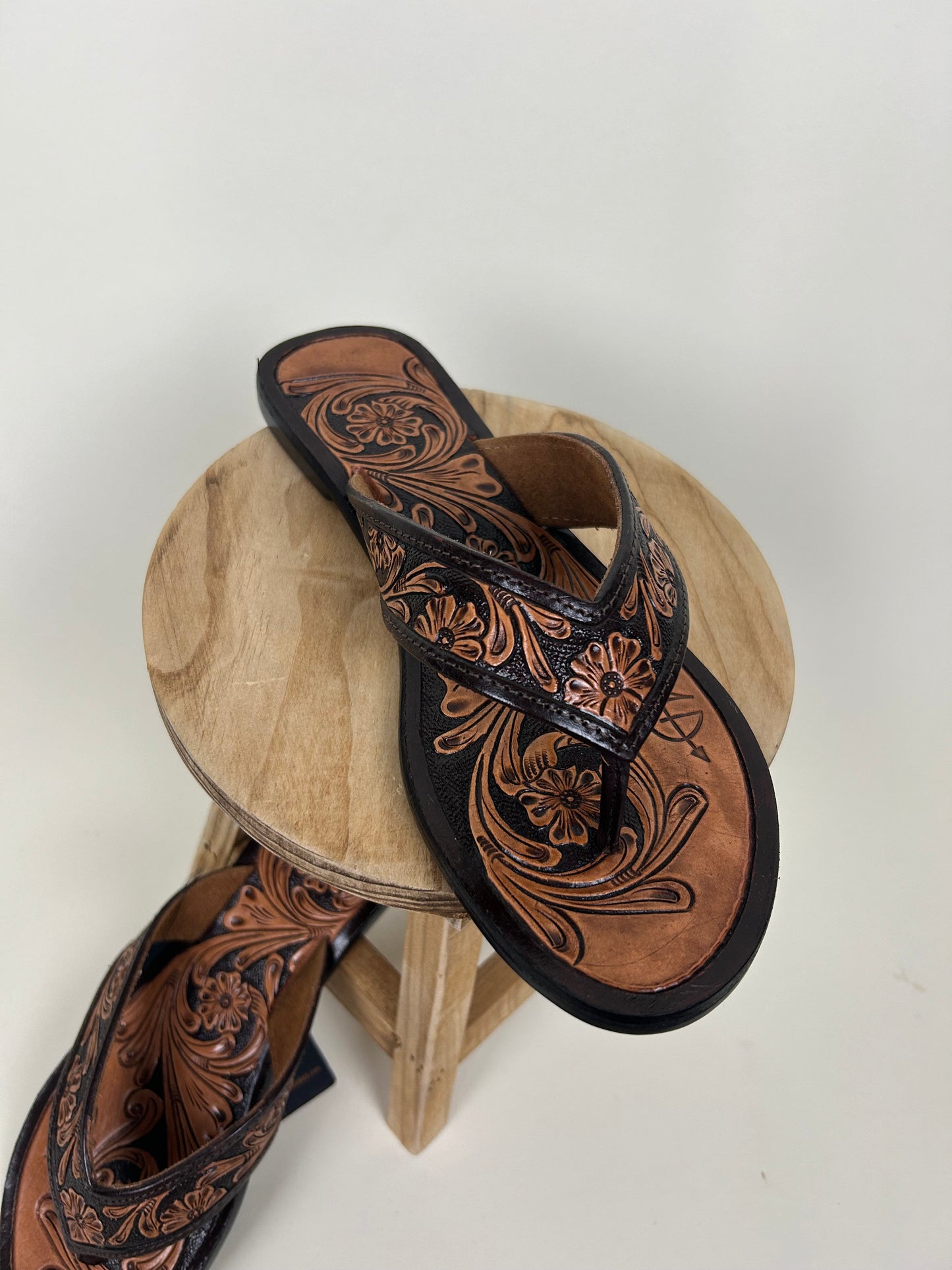Tooled Flip Flops