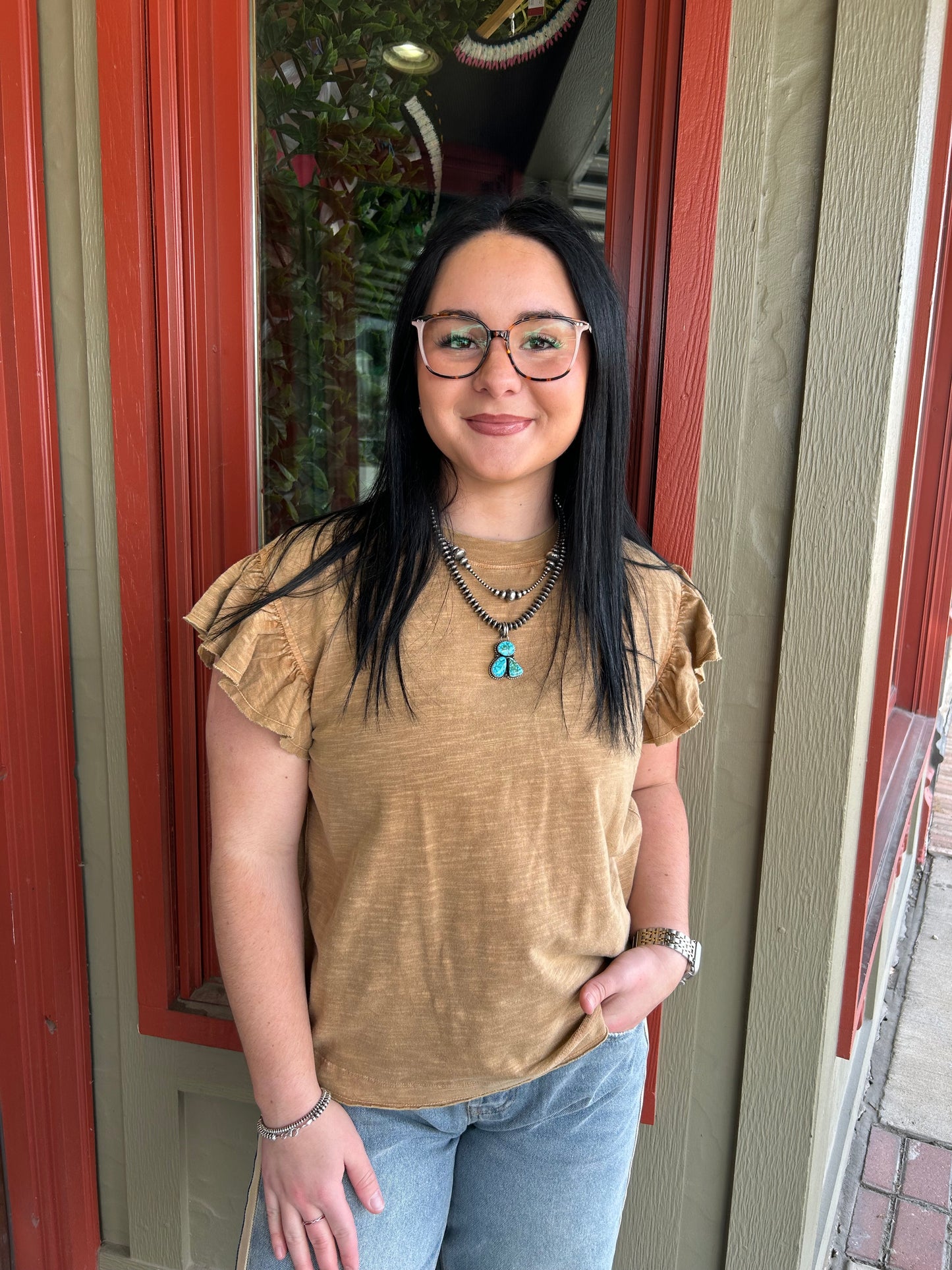 Loni Top - Camel