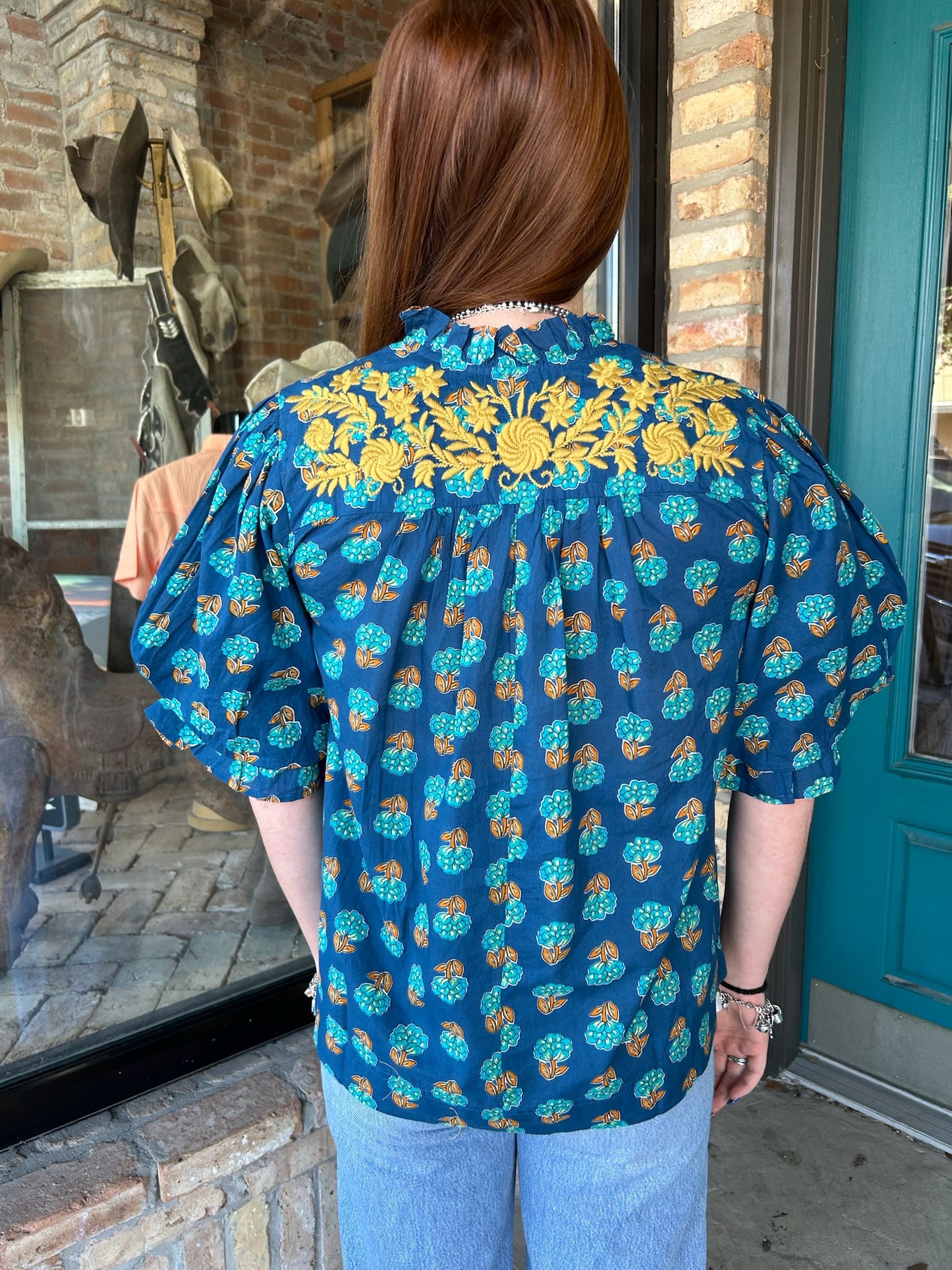 Camilla Top - Blue