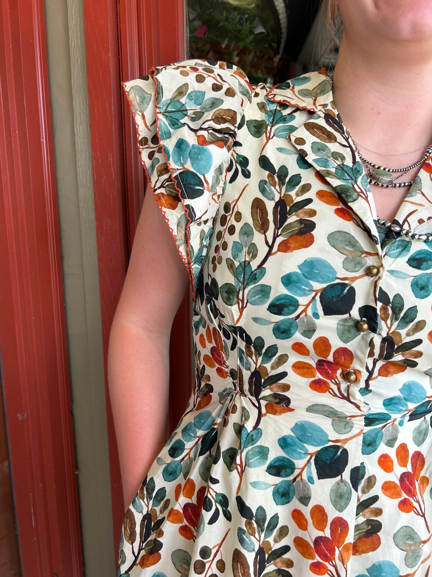 Wine Garden Dress
