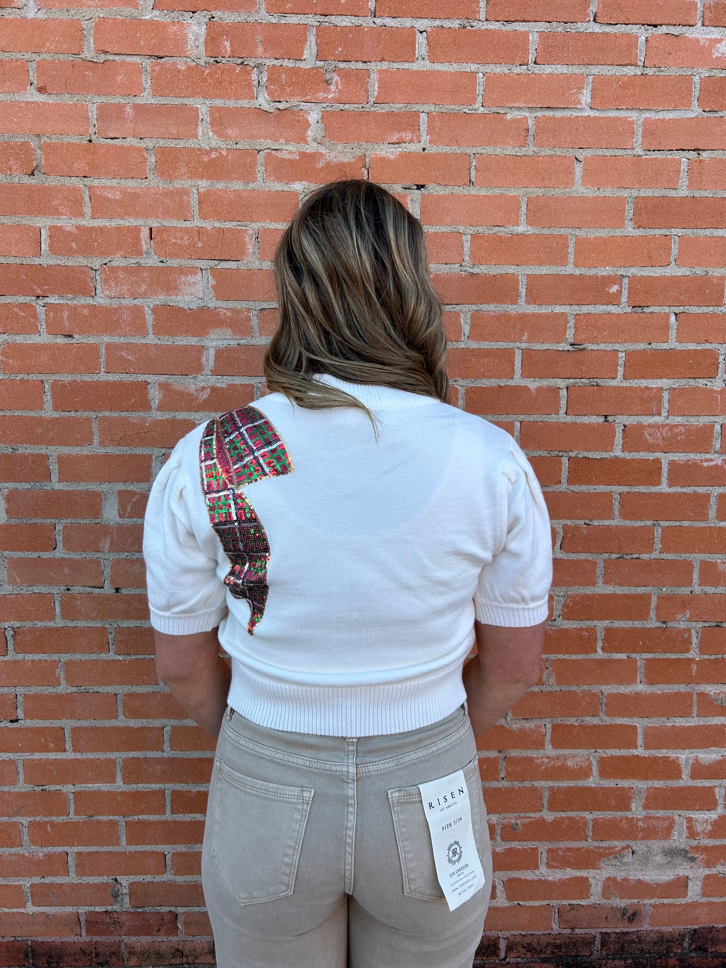 Christmas Bow Sweater