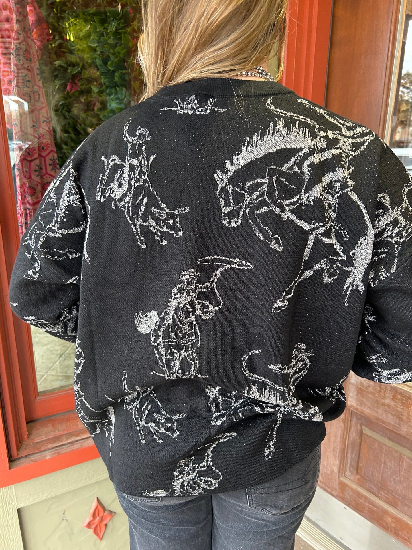 Sparkle Bucks Sweater