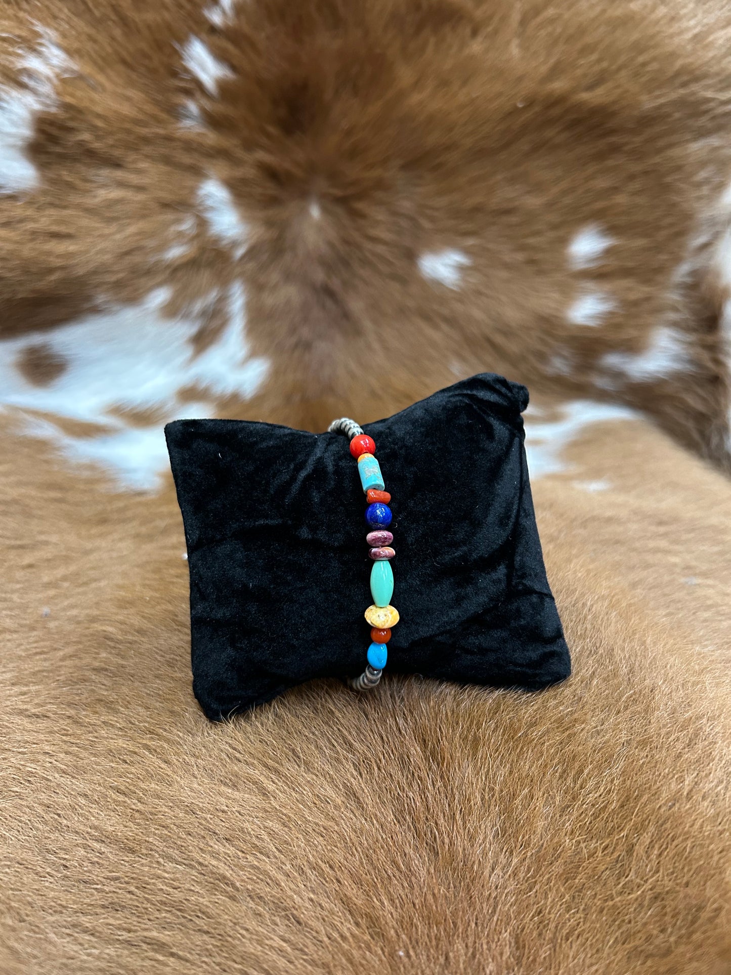 Mulit Stone W/ Navajo Bracelet