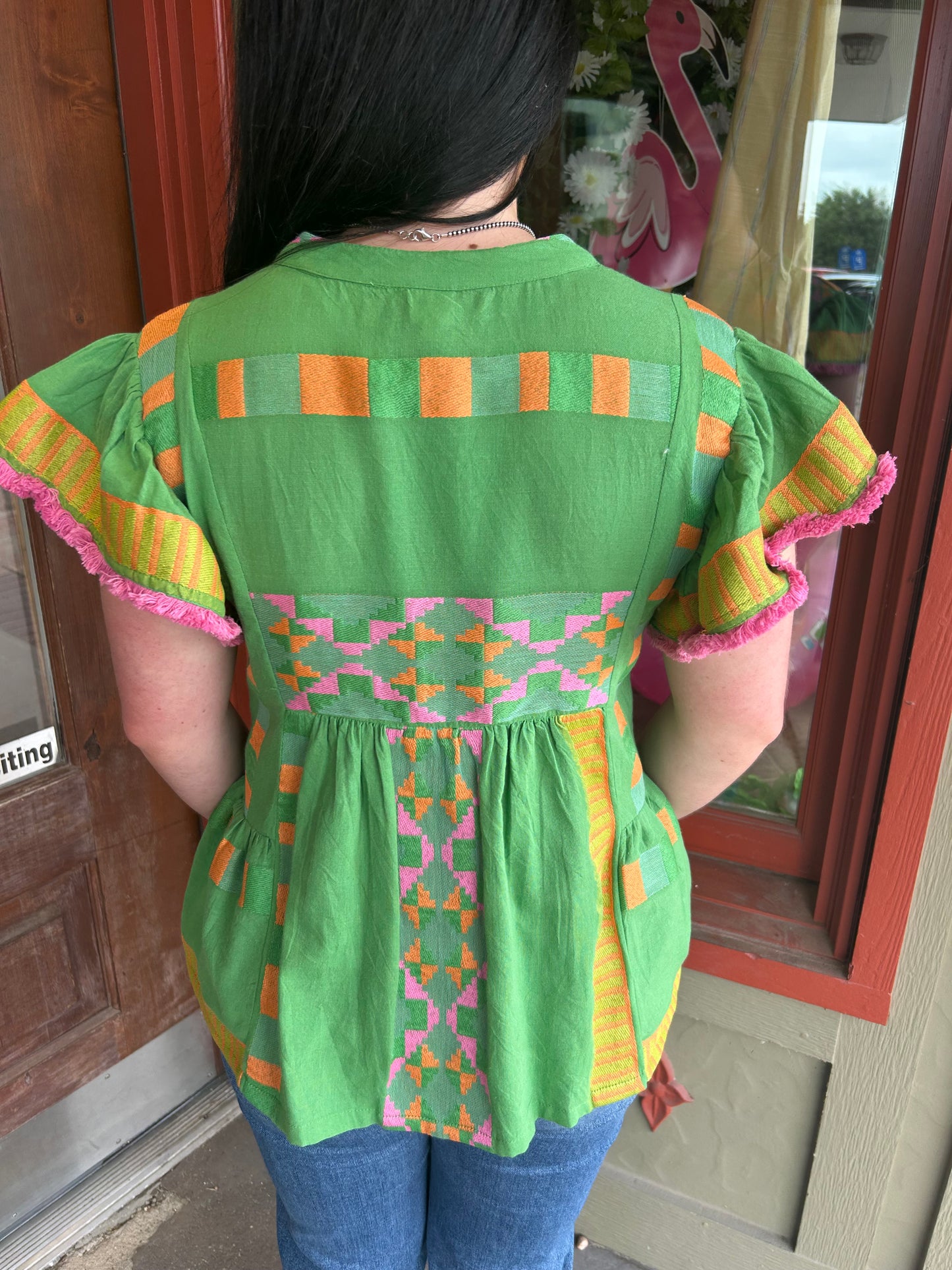 Tiered Woven Top