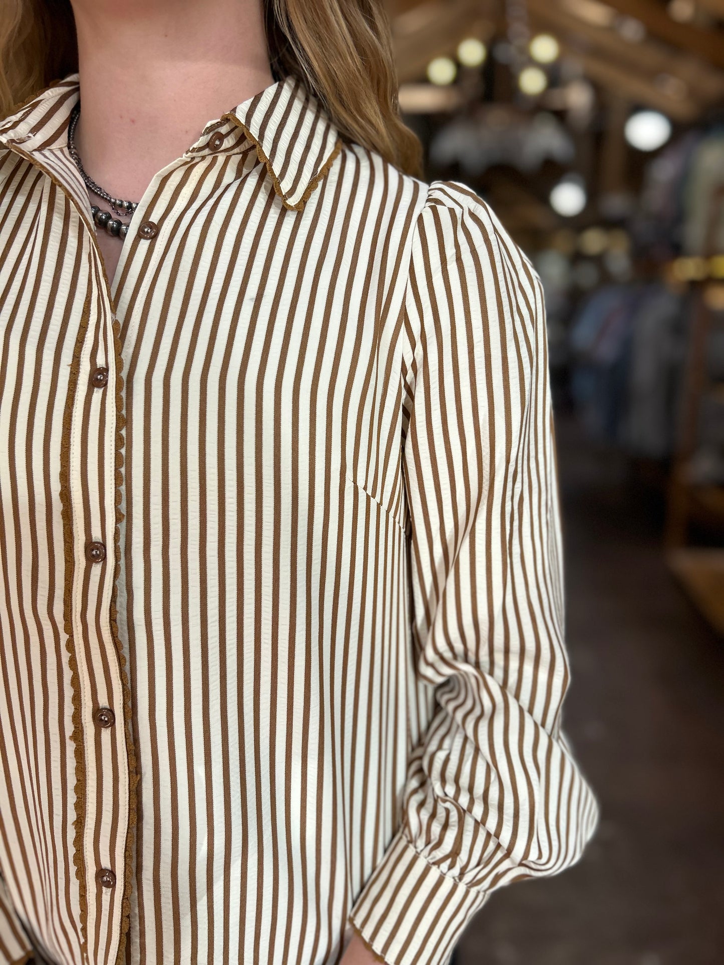 Pennie Shirt - Mocha