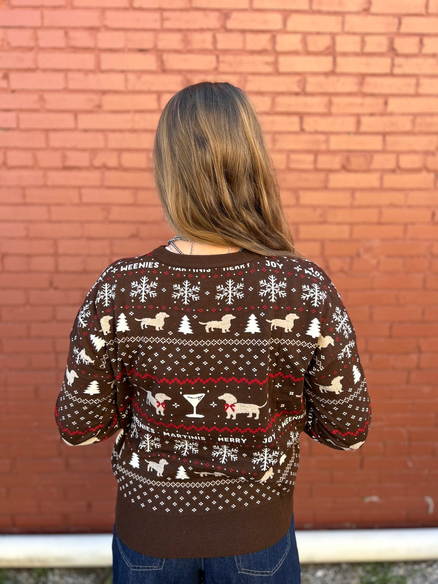 Doxie Wonderland Sweater