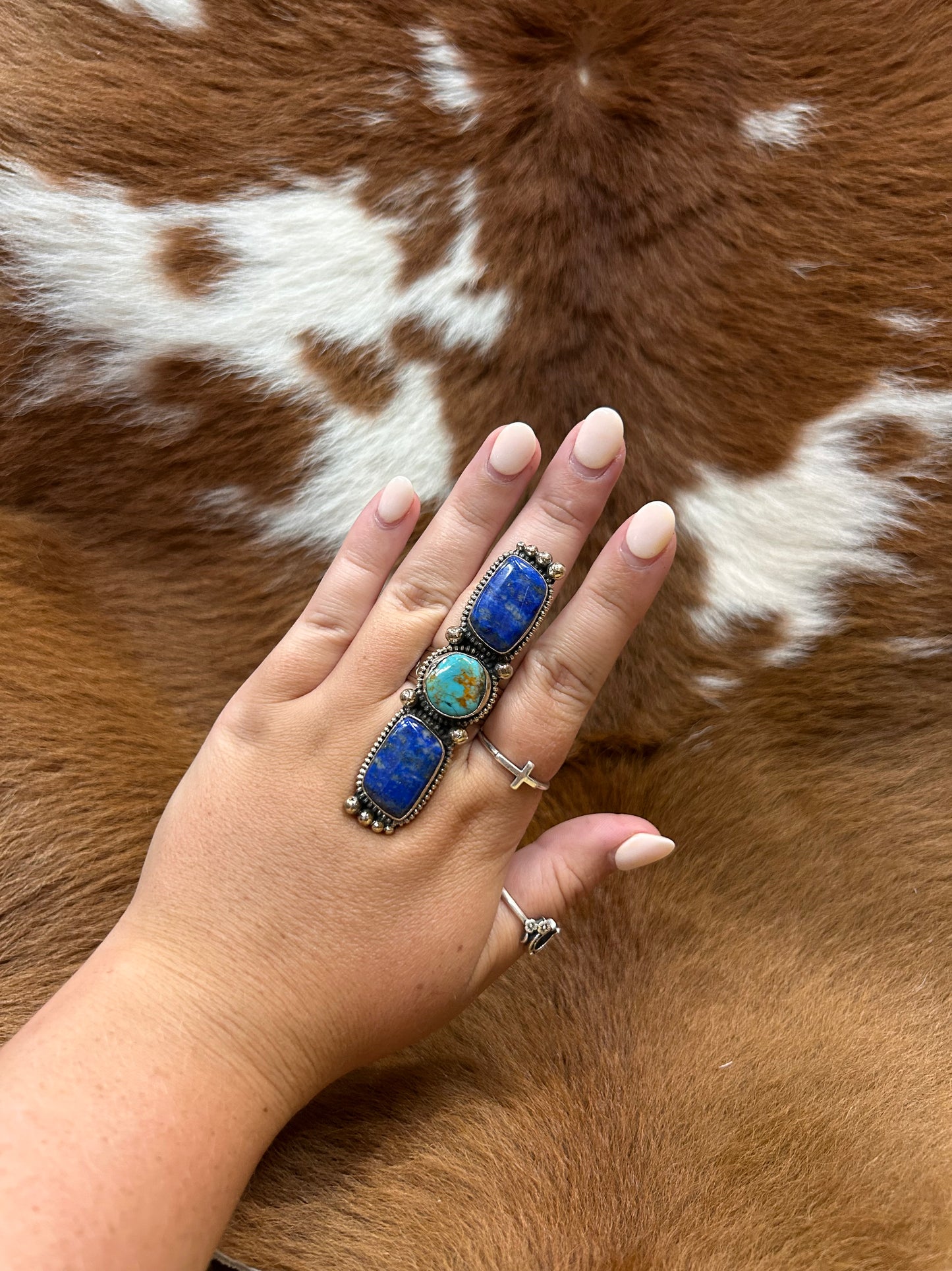 Lapis & Royston Adj Ring