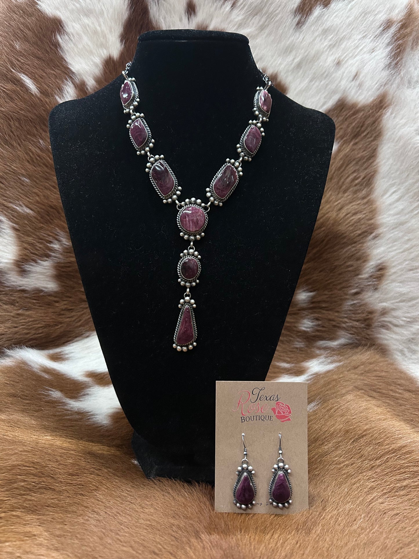 M. Spencer Purple Spiney Set