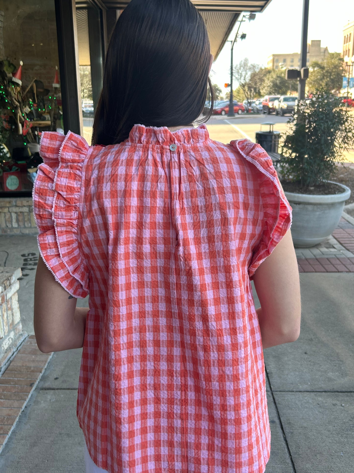 Flutter Sleeve Yoyo Top