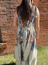 Load image into Gallery viewer, Floral Patch Overall Jumpsuit